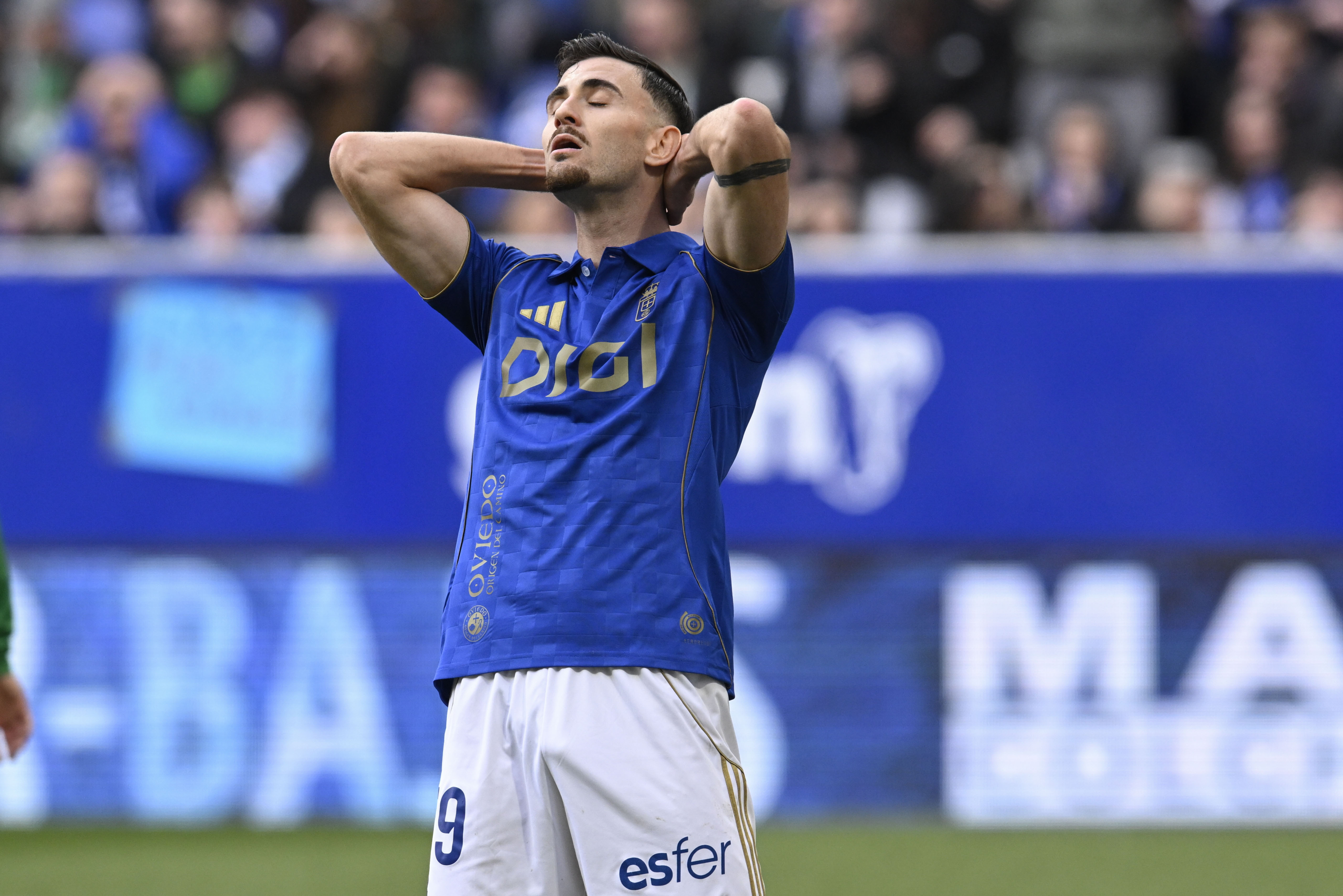 Alex Forés, durante el partido contra el Real Betis