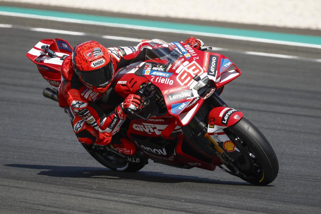 Marc Márquez, durante el pasado GP de Francia