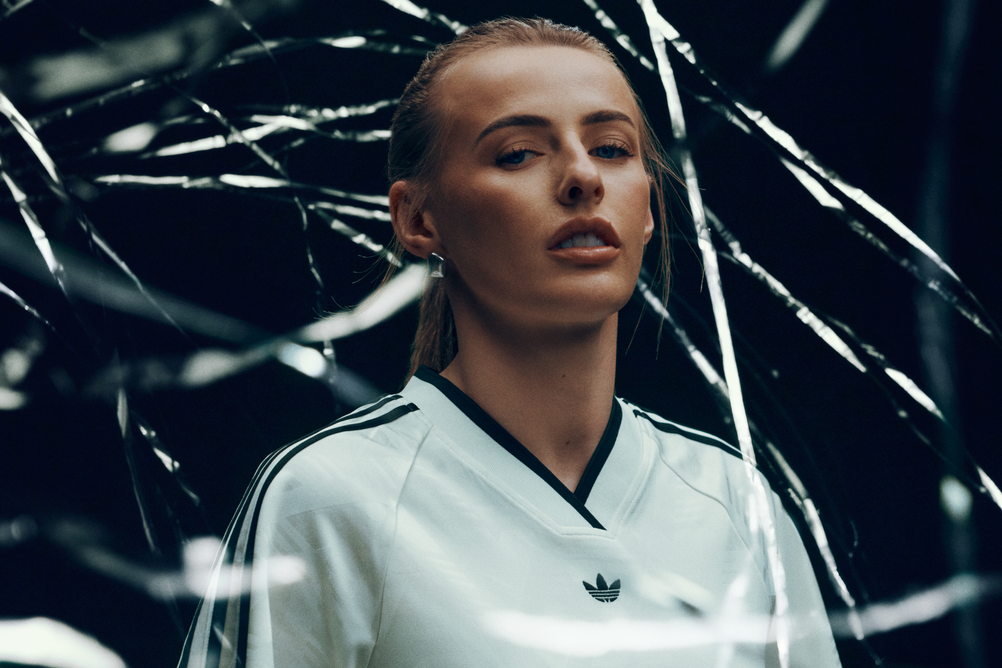 Chloe Kelly, durante el anuncio de su fichaje por Adidas
