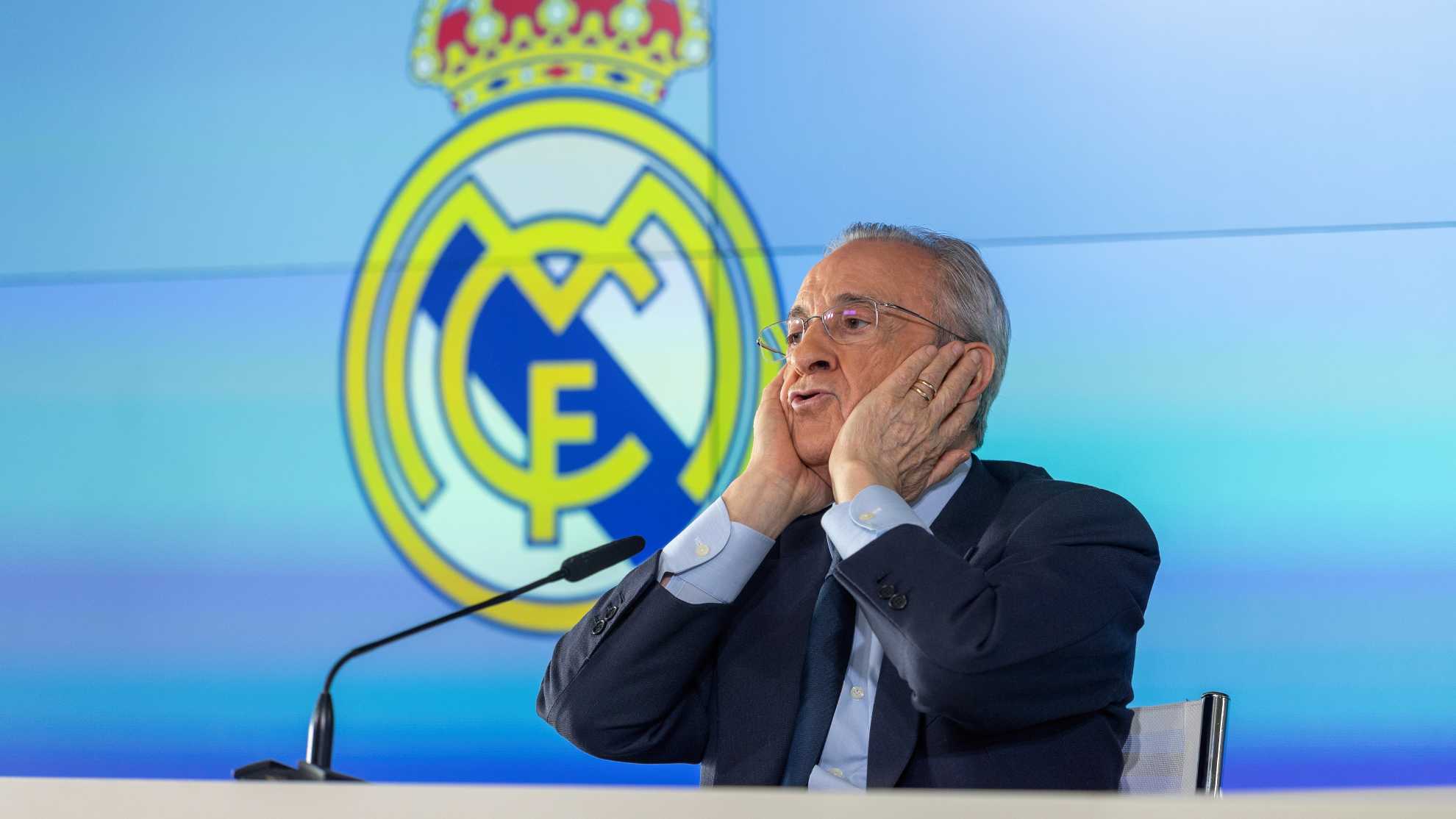 Florentino, durante la rueda de prensa.