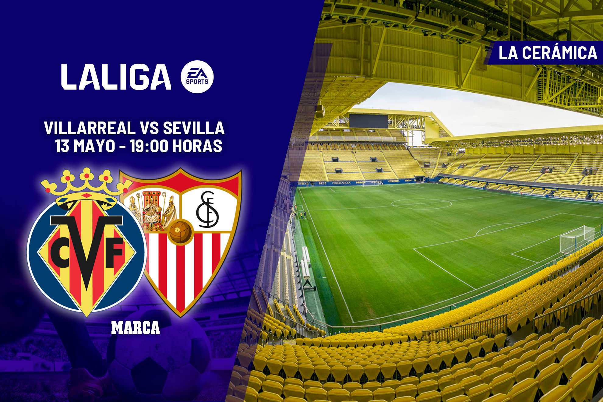 Villarreal-Sevilla I Jornada 36 de LaLiga EA Sports en La Cerámica