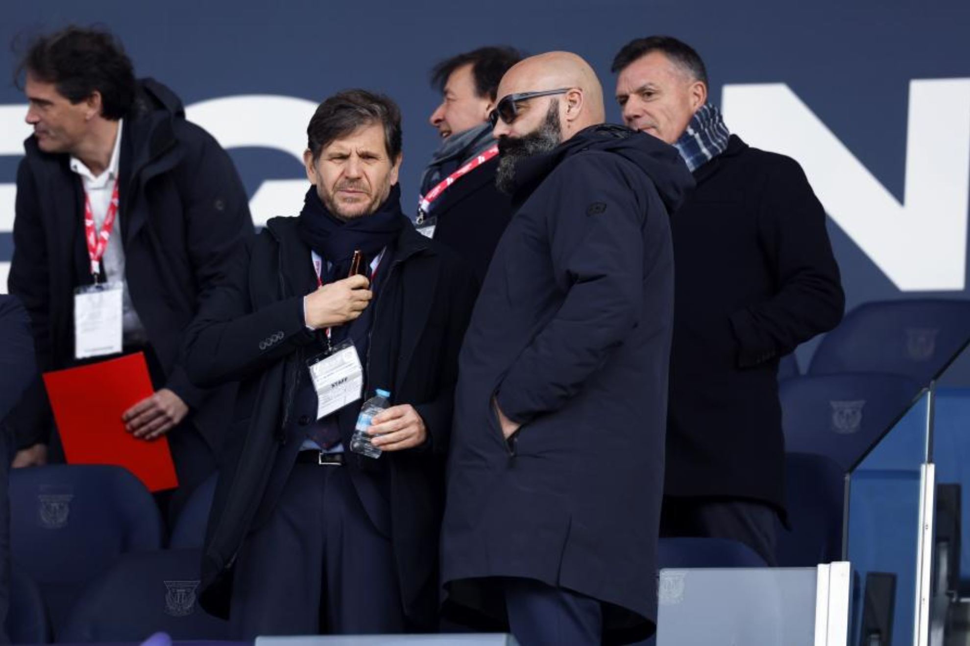 Mateu, en el palco.