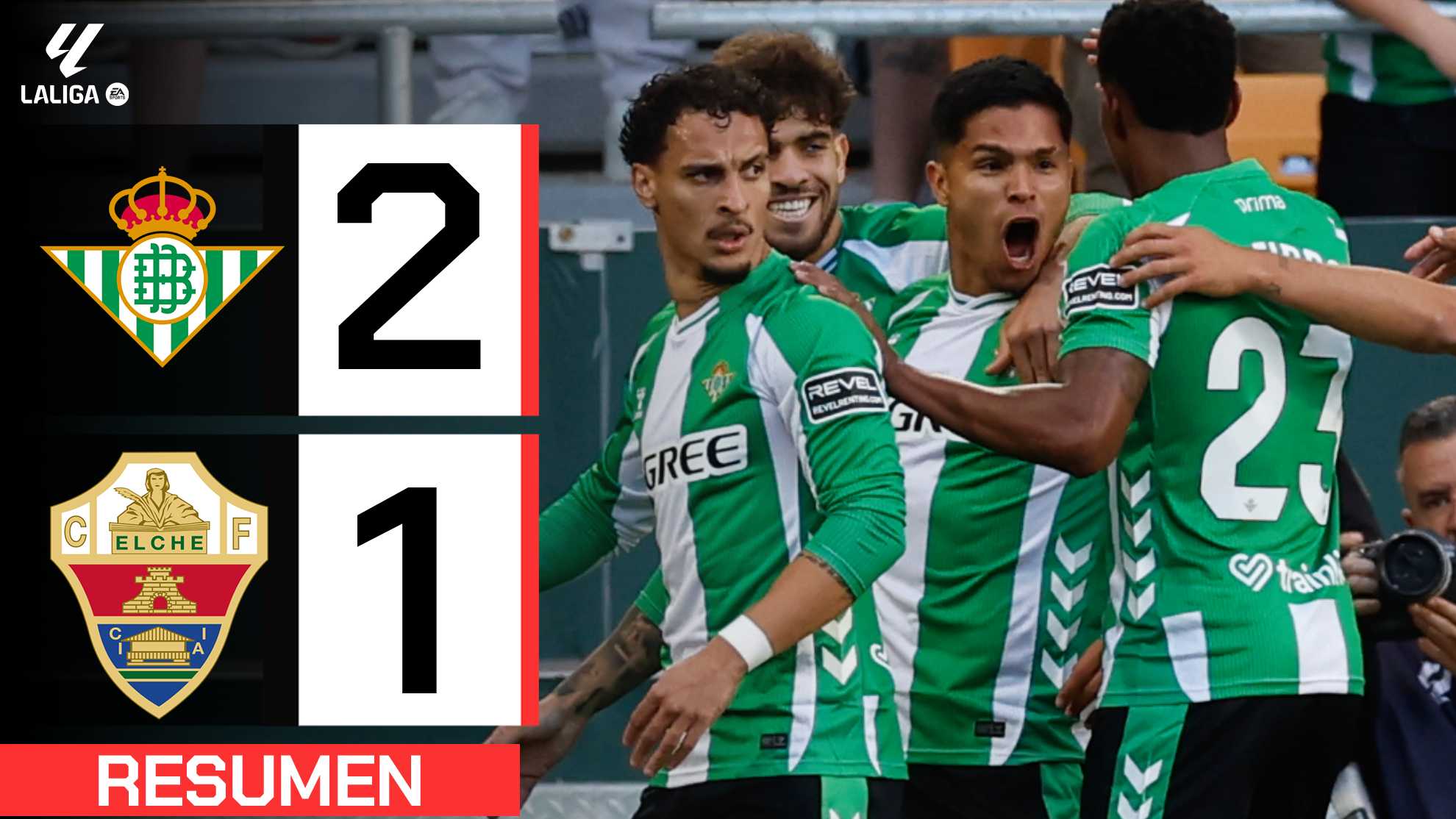 Betis 2-1 Elche