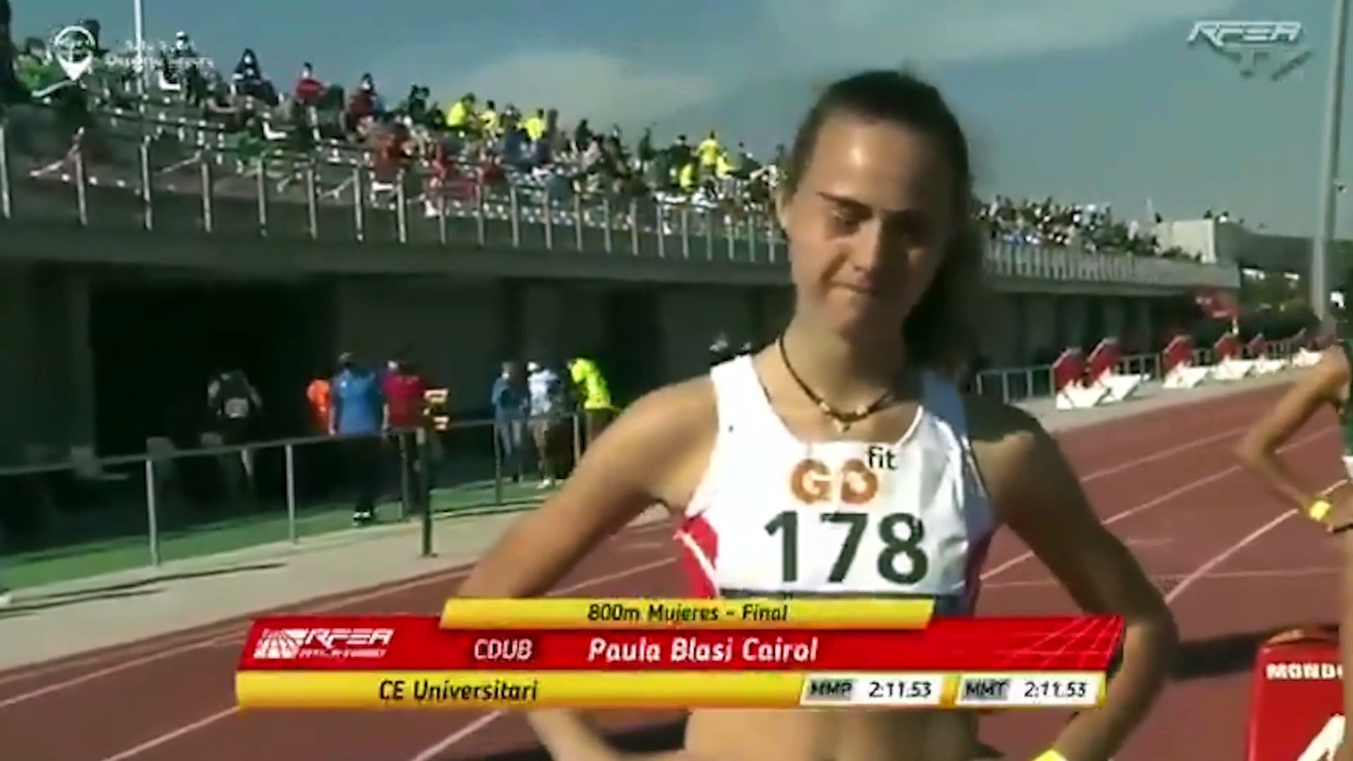 La ciclista catalana ya volaba en la pista antes de conquistar la carretera: fue campeona de España Sub18 de 800 metros en Tarragona, en plena pandemia.