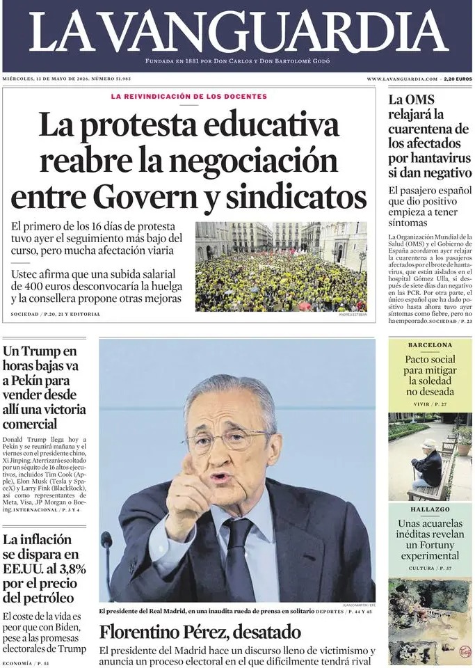 Las portadas del día