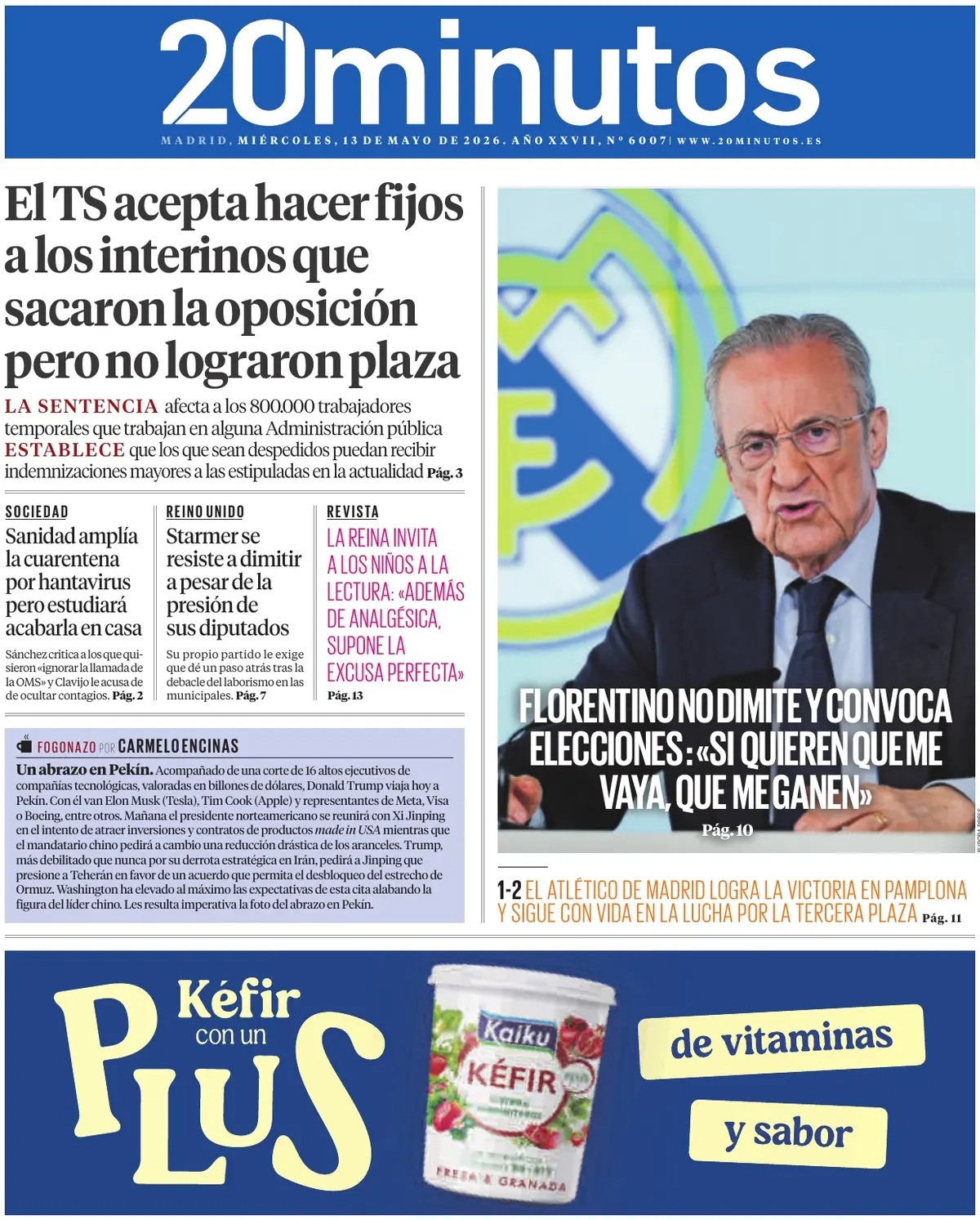 Las portadas del día