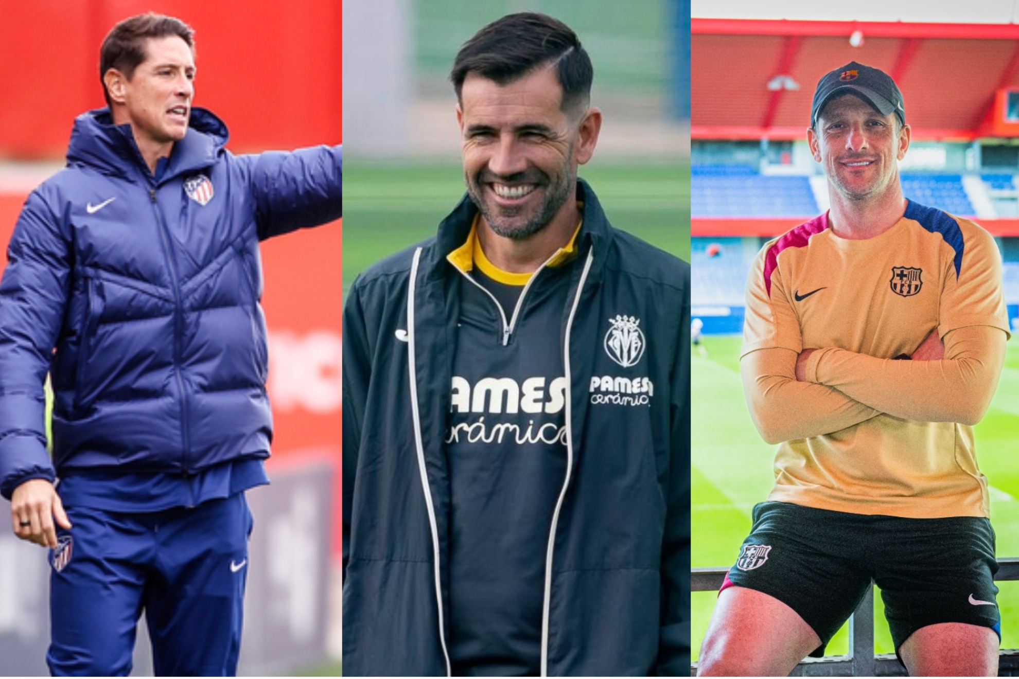 Los entrenadores de los filiales de equipos de Primera en el Día internacional de los técnicos.