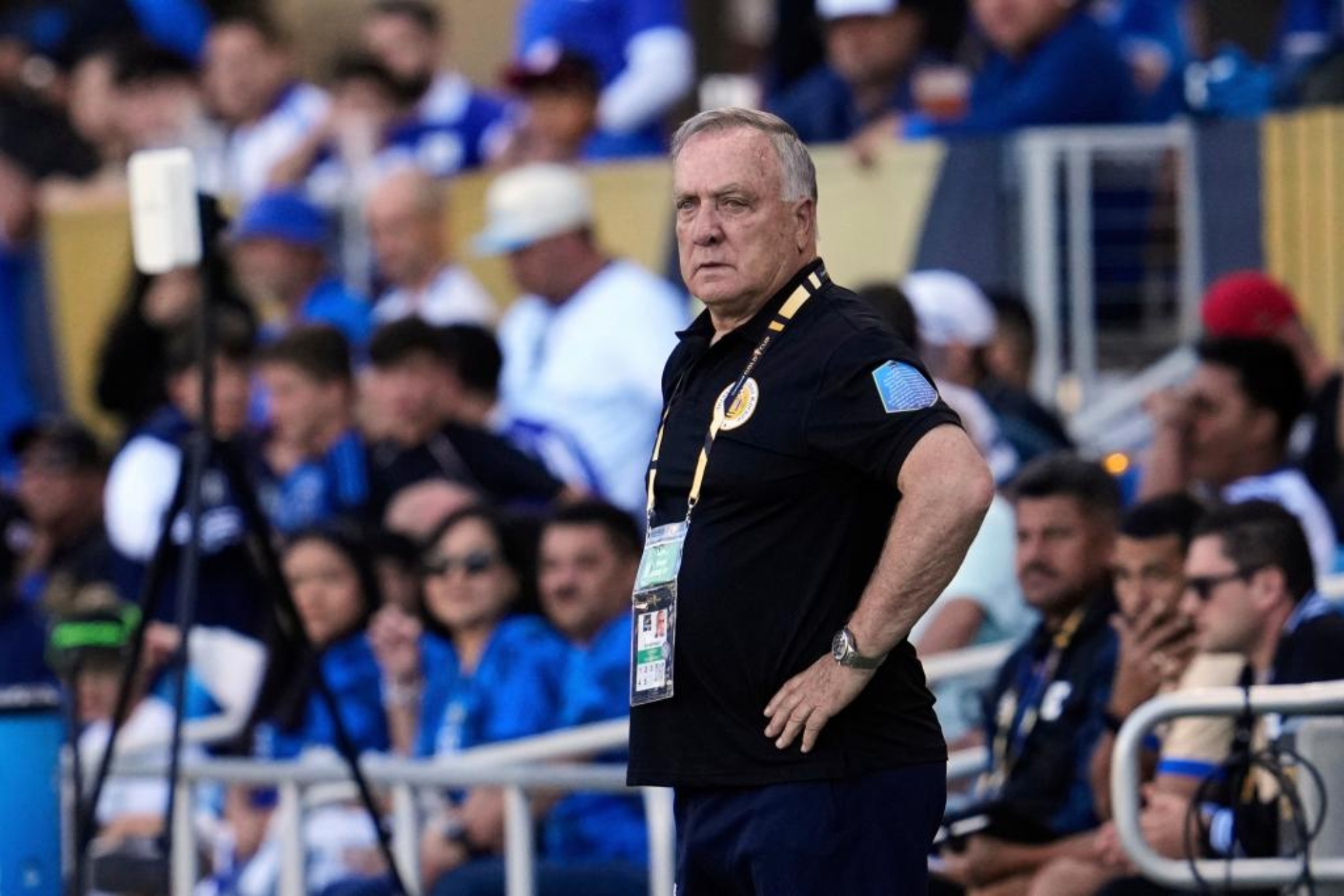 Dick Advocaat, con Curazao.