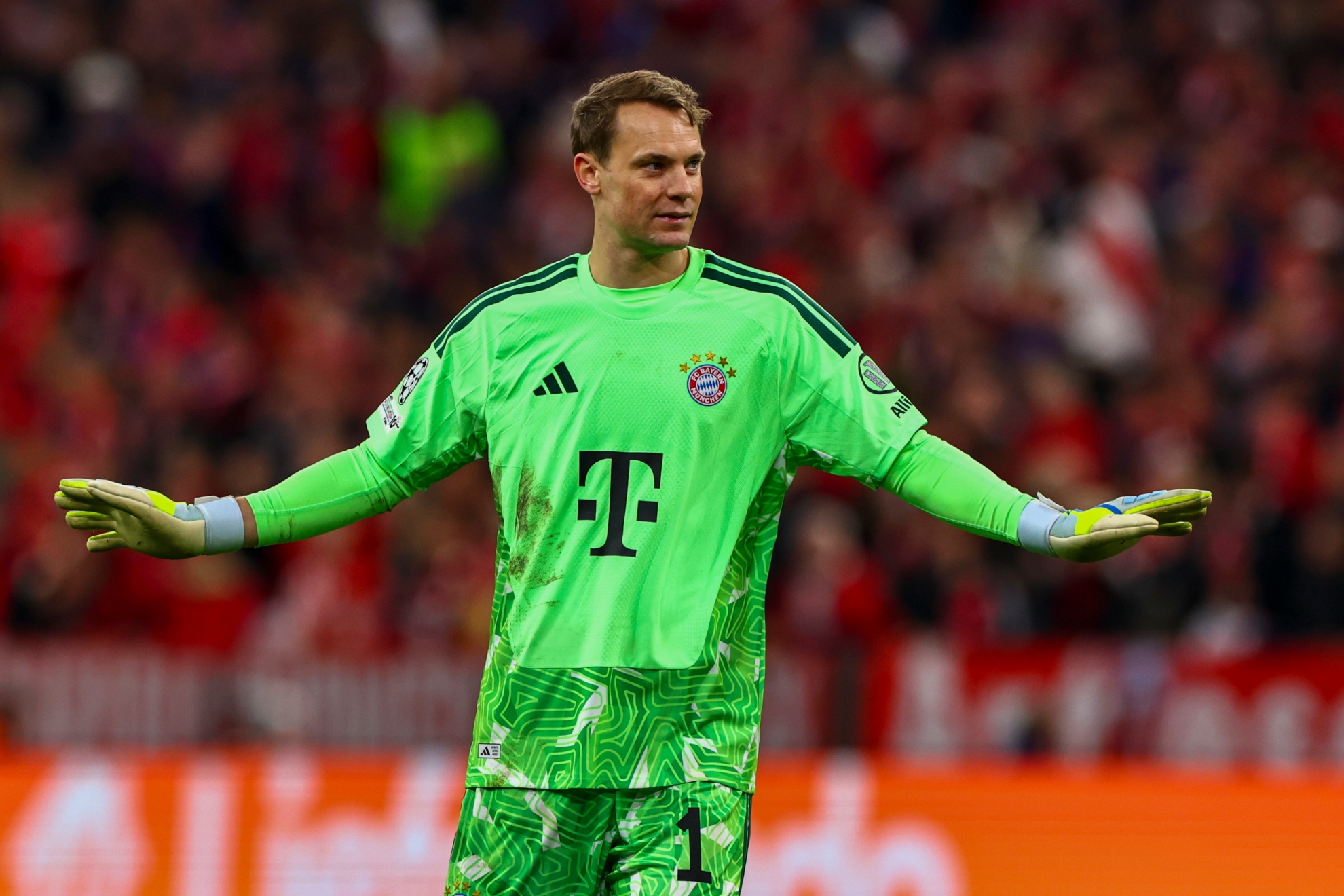 Manuel Neuer en un partido de esta temporada.