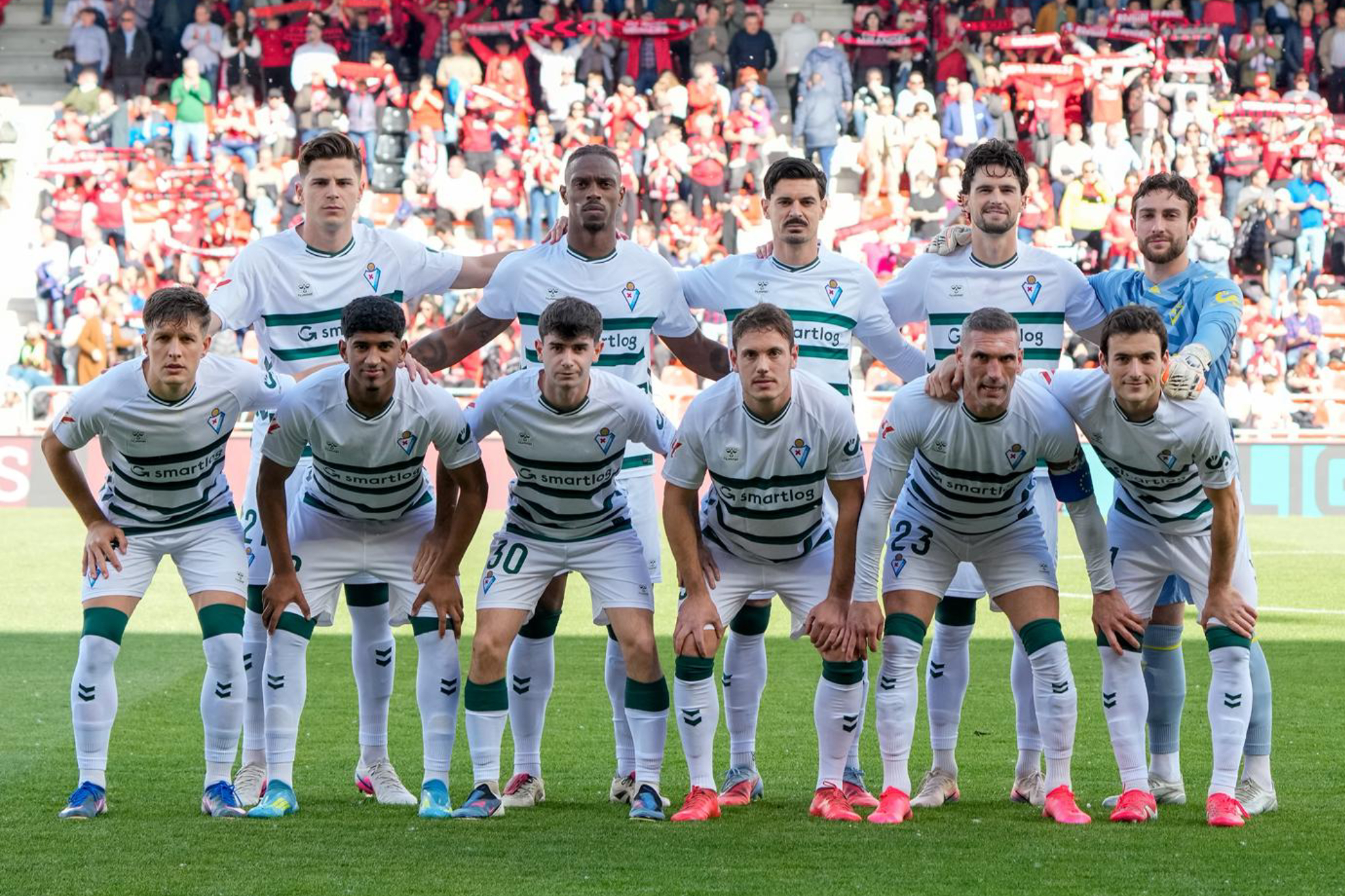 Once inicial del Eibar contra el Mirandés.