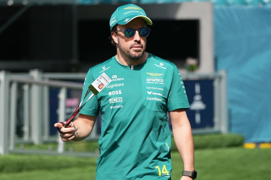 Alonso, en el pasado GP de Miami.
