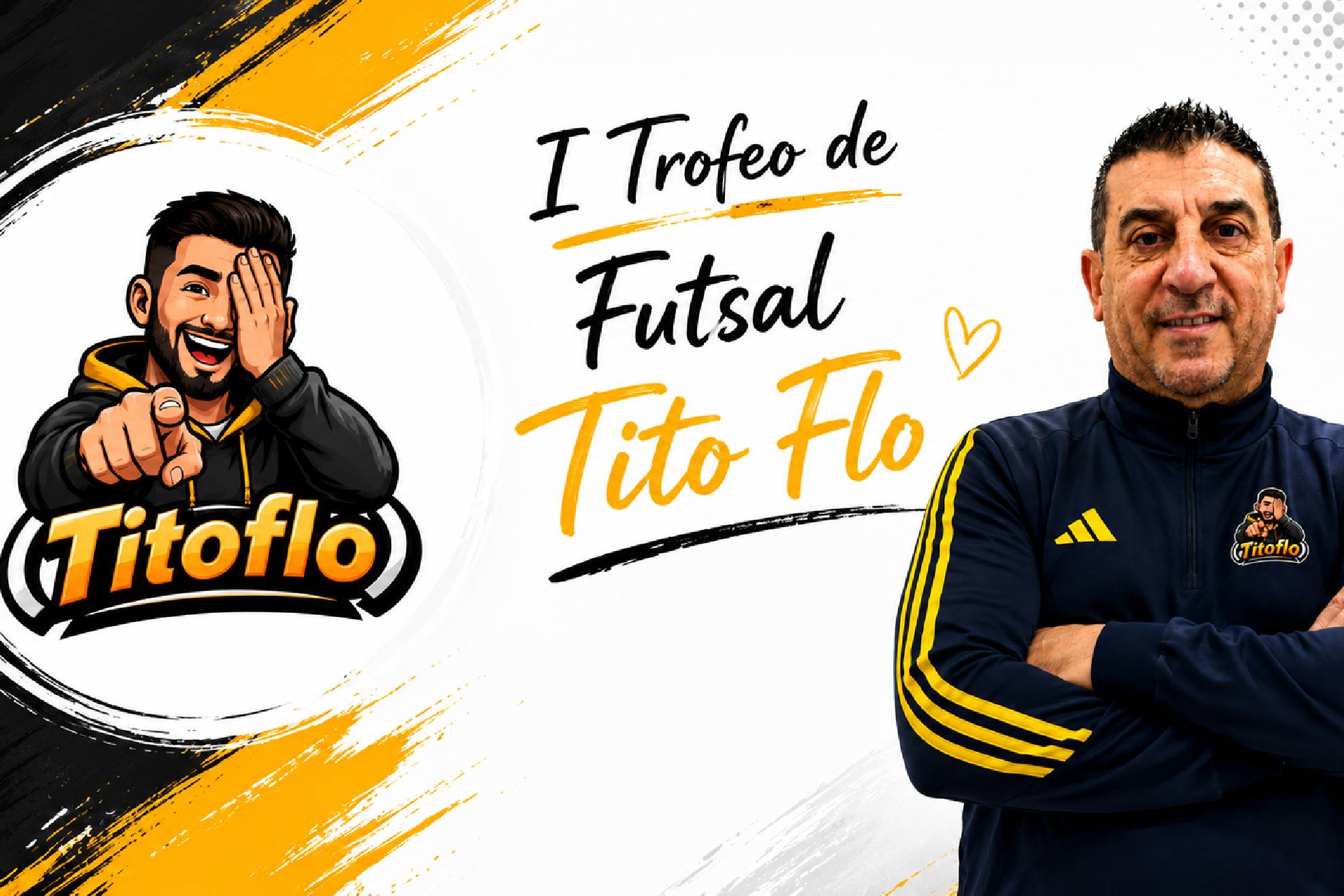 Cartel oficial del I Trofeo de Futsal Tito Flo
