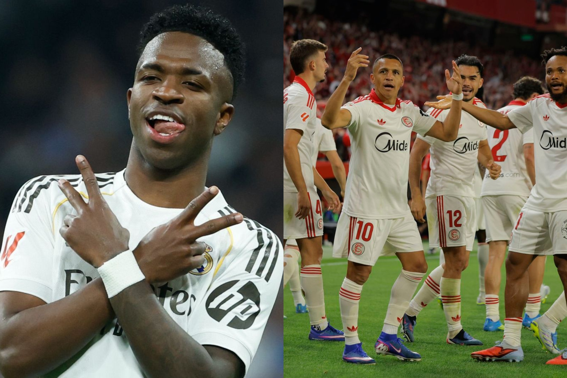 Sevilla y Real Madrid se miden en la jornada 37 de LaLiga EA Sports en el Pizjuán.