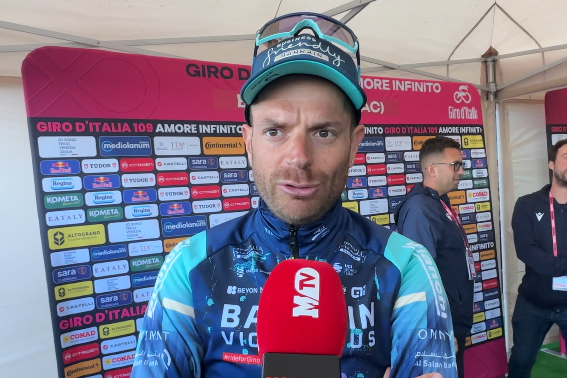 Caruso, con MARCA en este inicio del Giro.