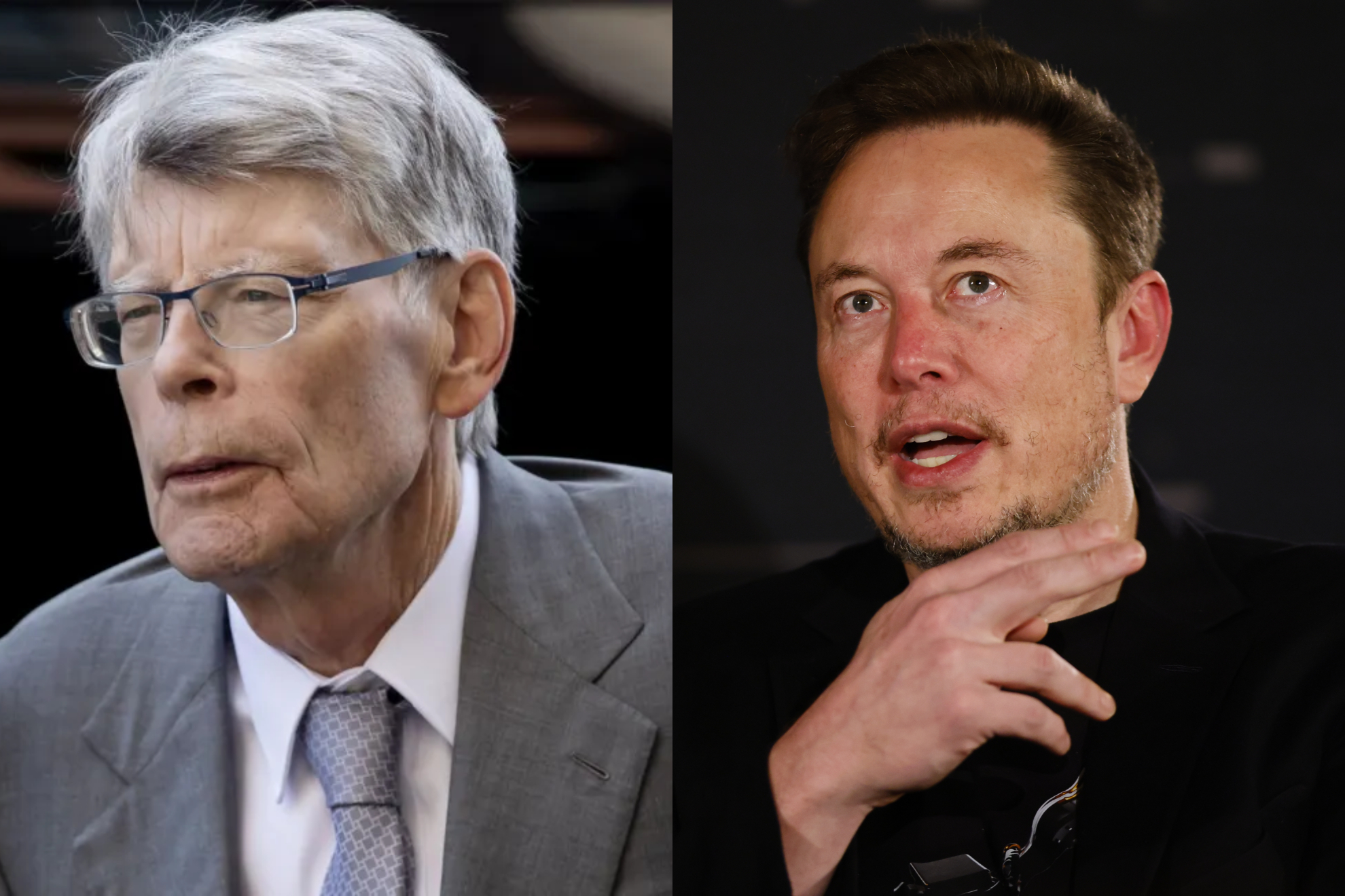 Stephen King y Elon Musk