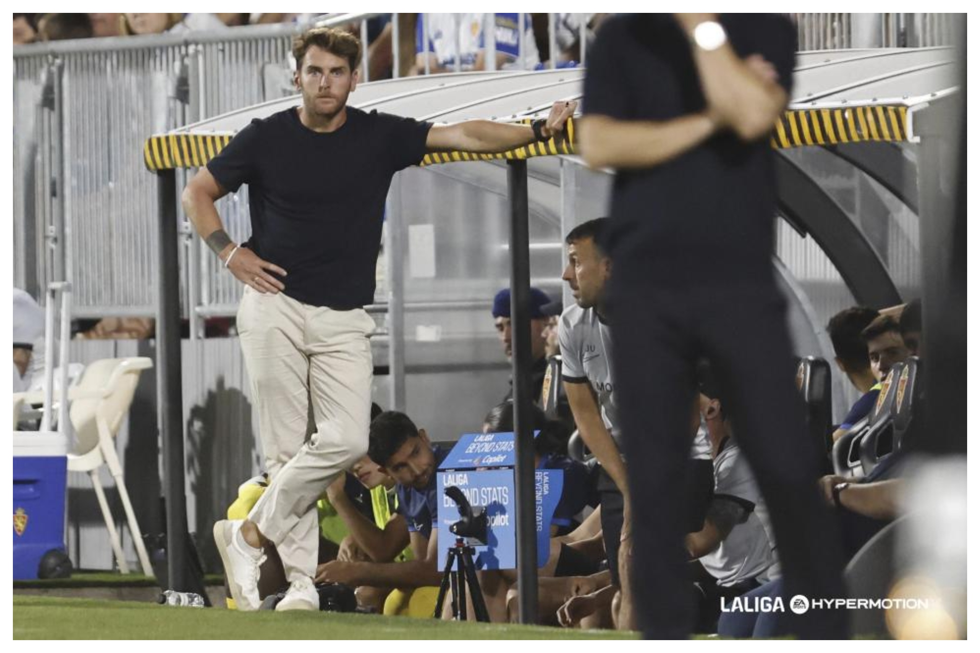 Ibai Gómez, en el banquillo del Andorra esta misma temporada