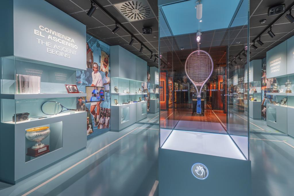 La primera raqueta de Rafa Nadal cuando tenía tres años