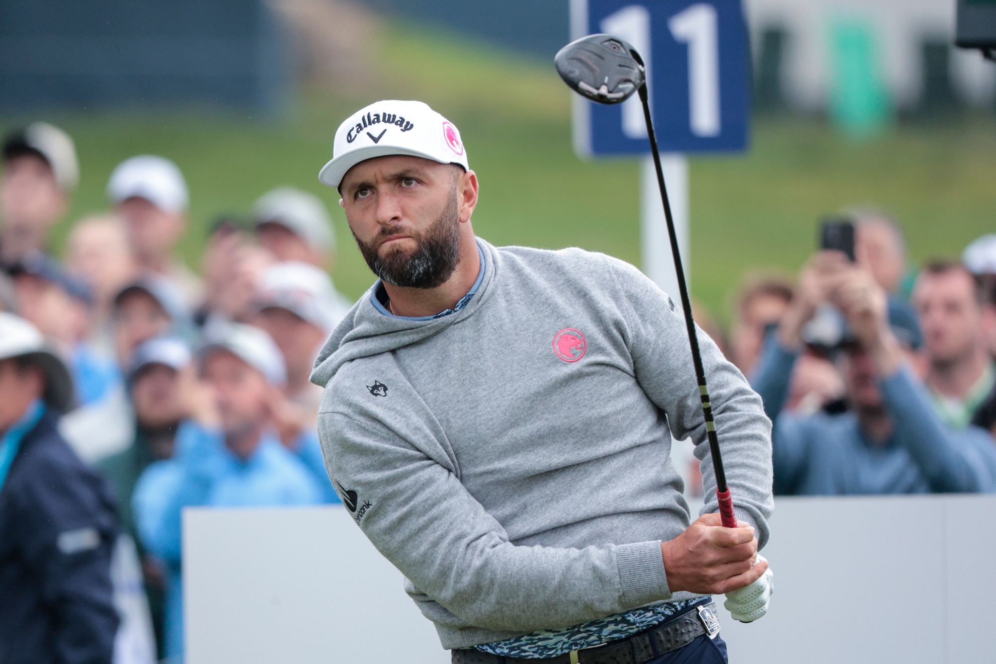 Jon Rahm durante la primera jornada del PGA Championship.