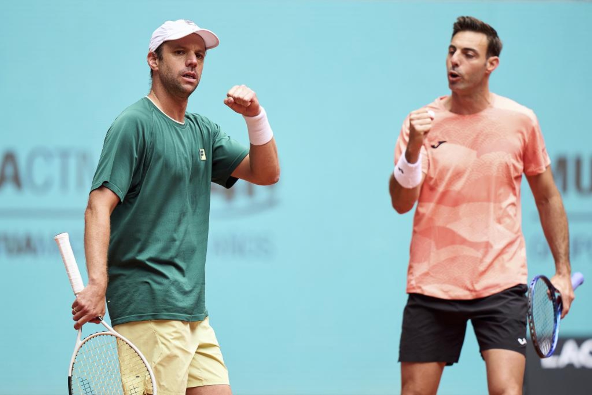 Horacio Zeballos y Marcel Granollers en imagen de archivo