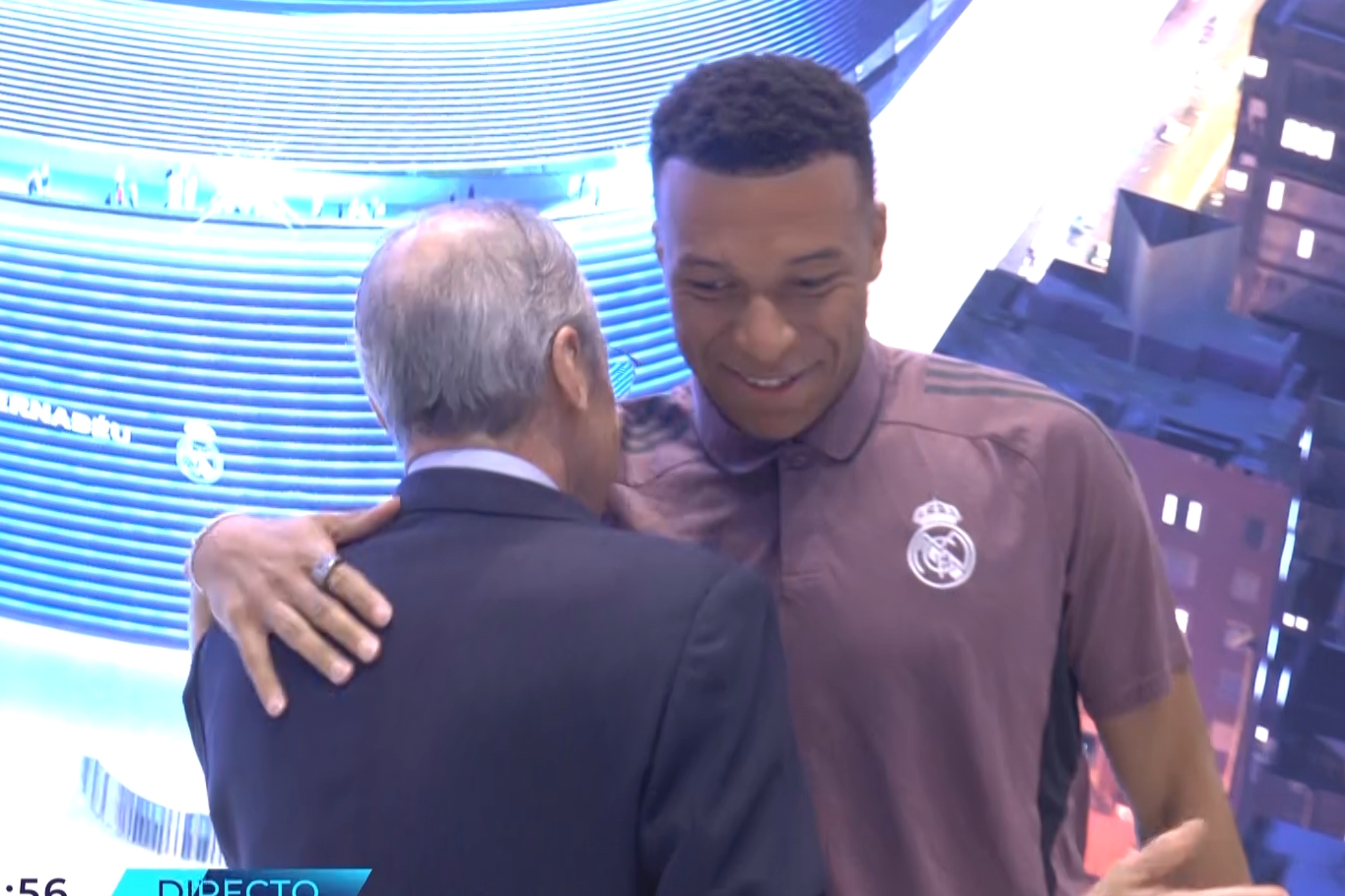 Florentino y Mbappé.