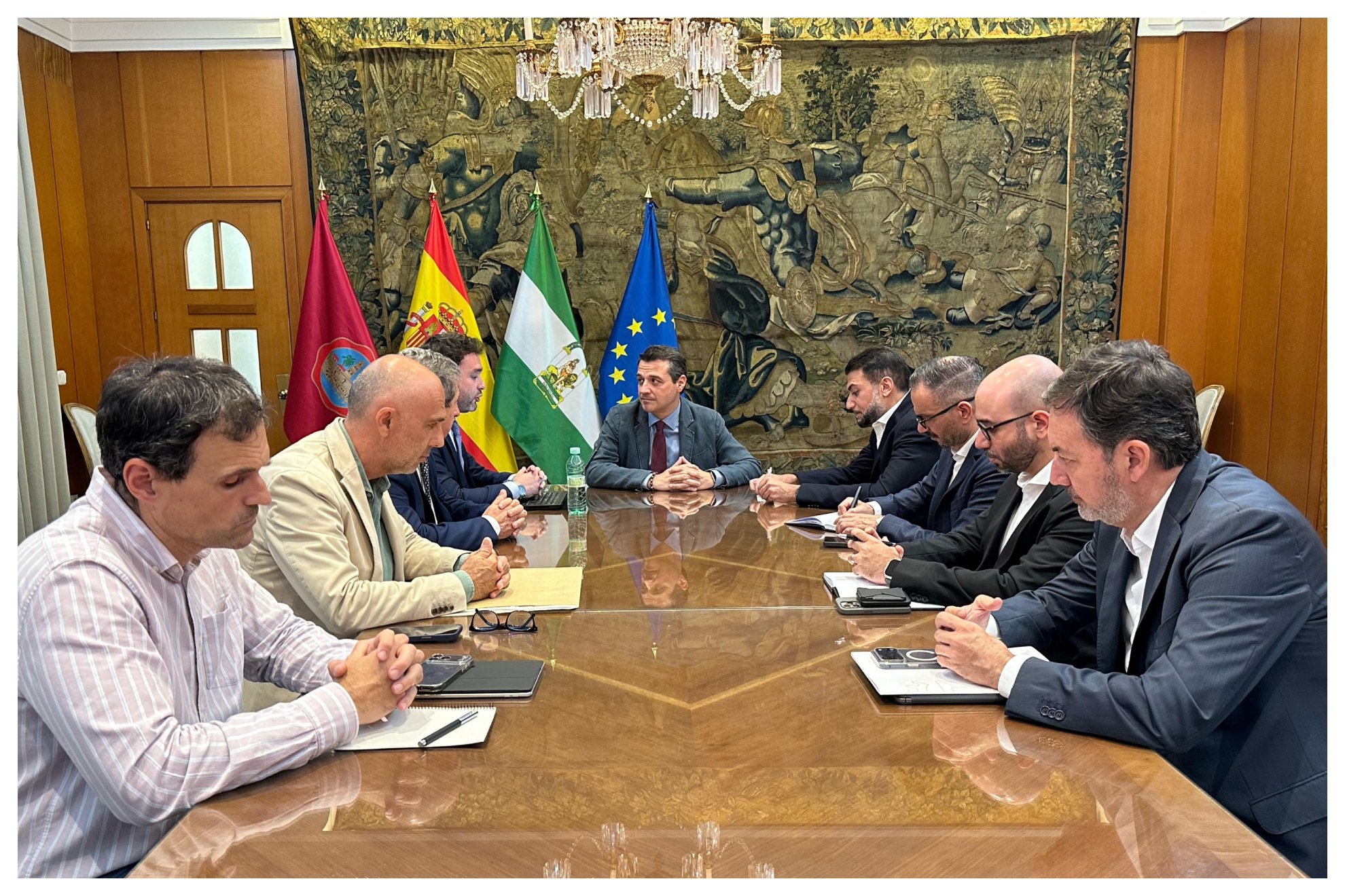 Una imagen de la reunión en el Ayuntamiento de Córdoba
