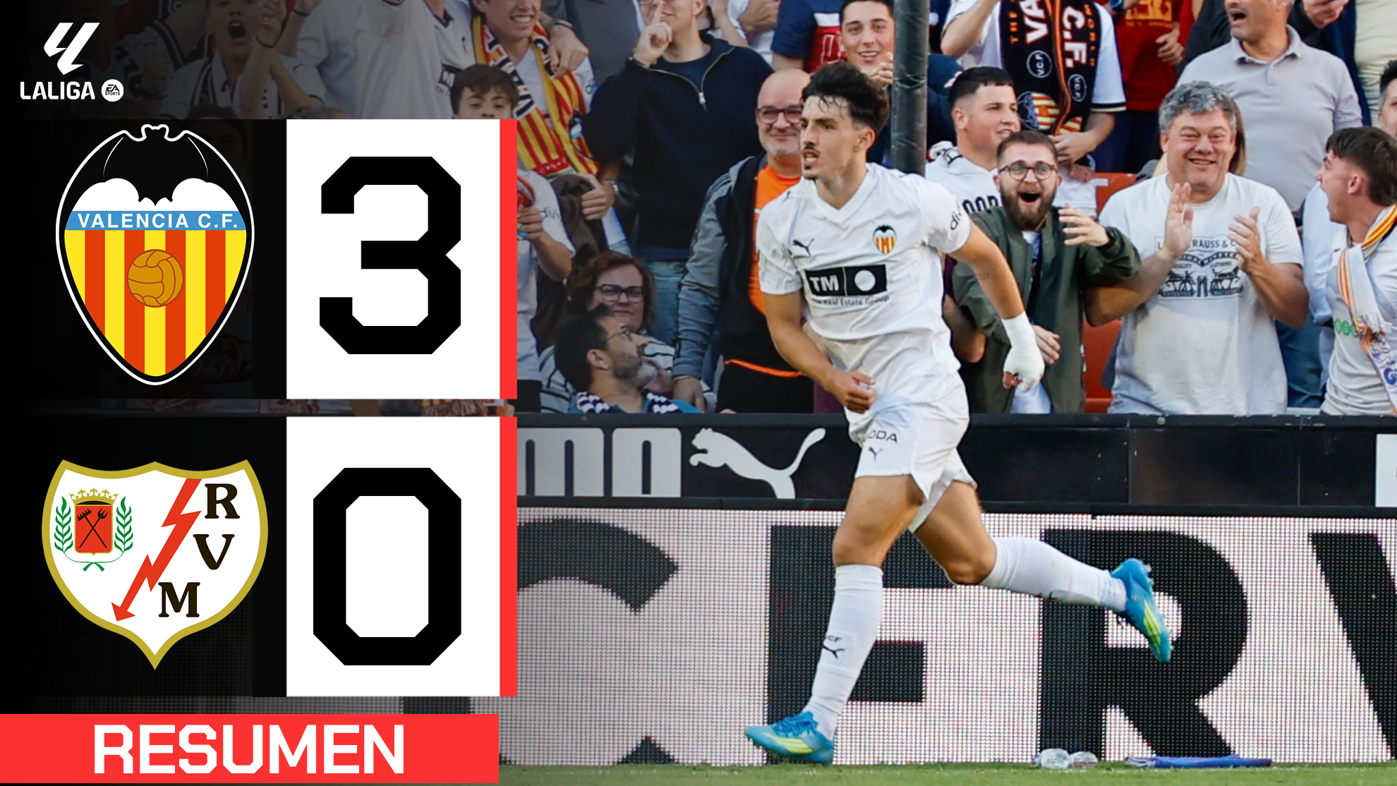 Valencia 1-1 Rayo
