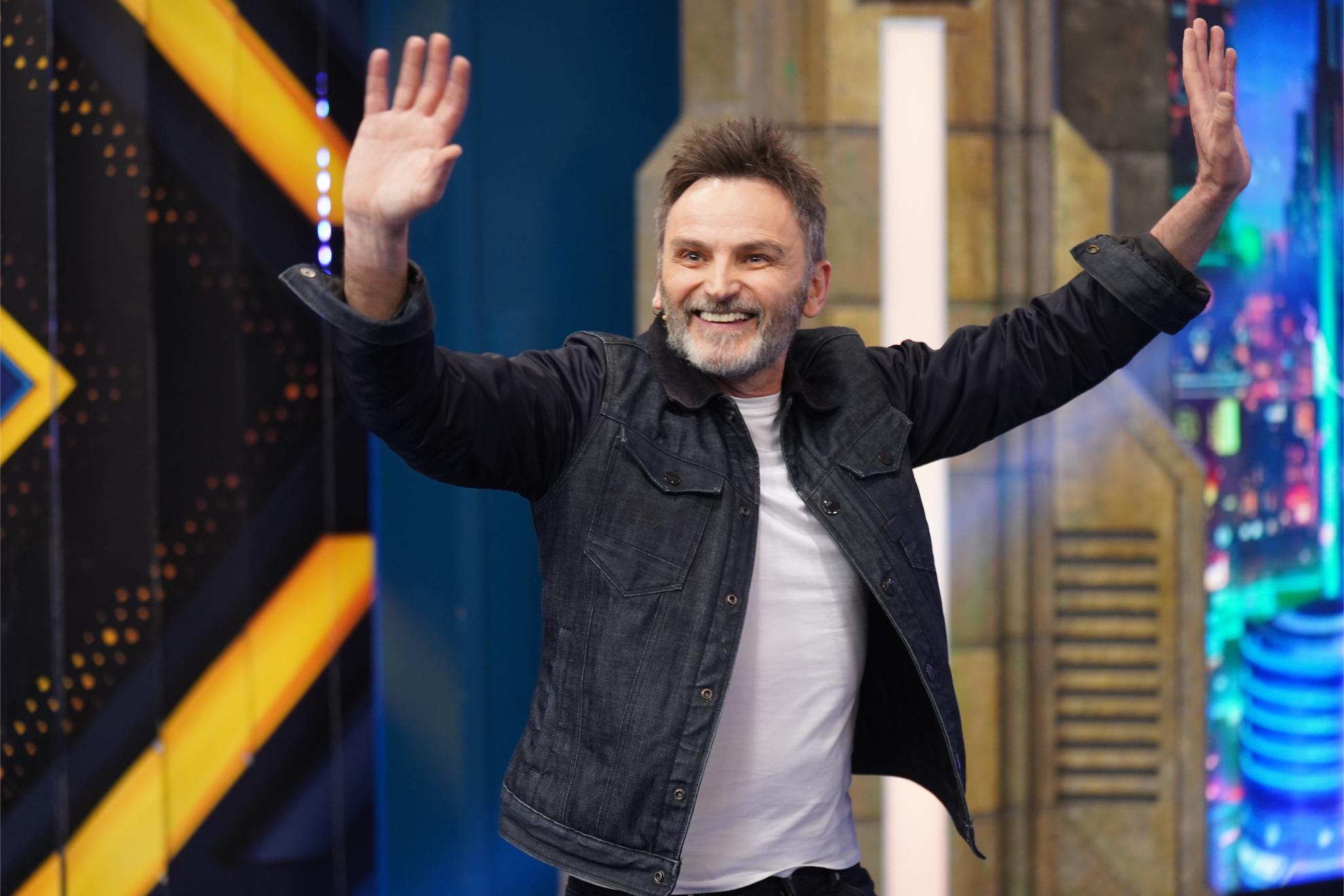 Fernando Tejero, este jueves, durante su visita a 'El Hormiguero'.