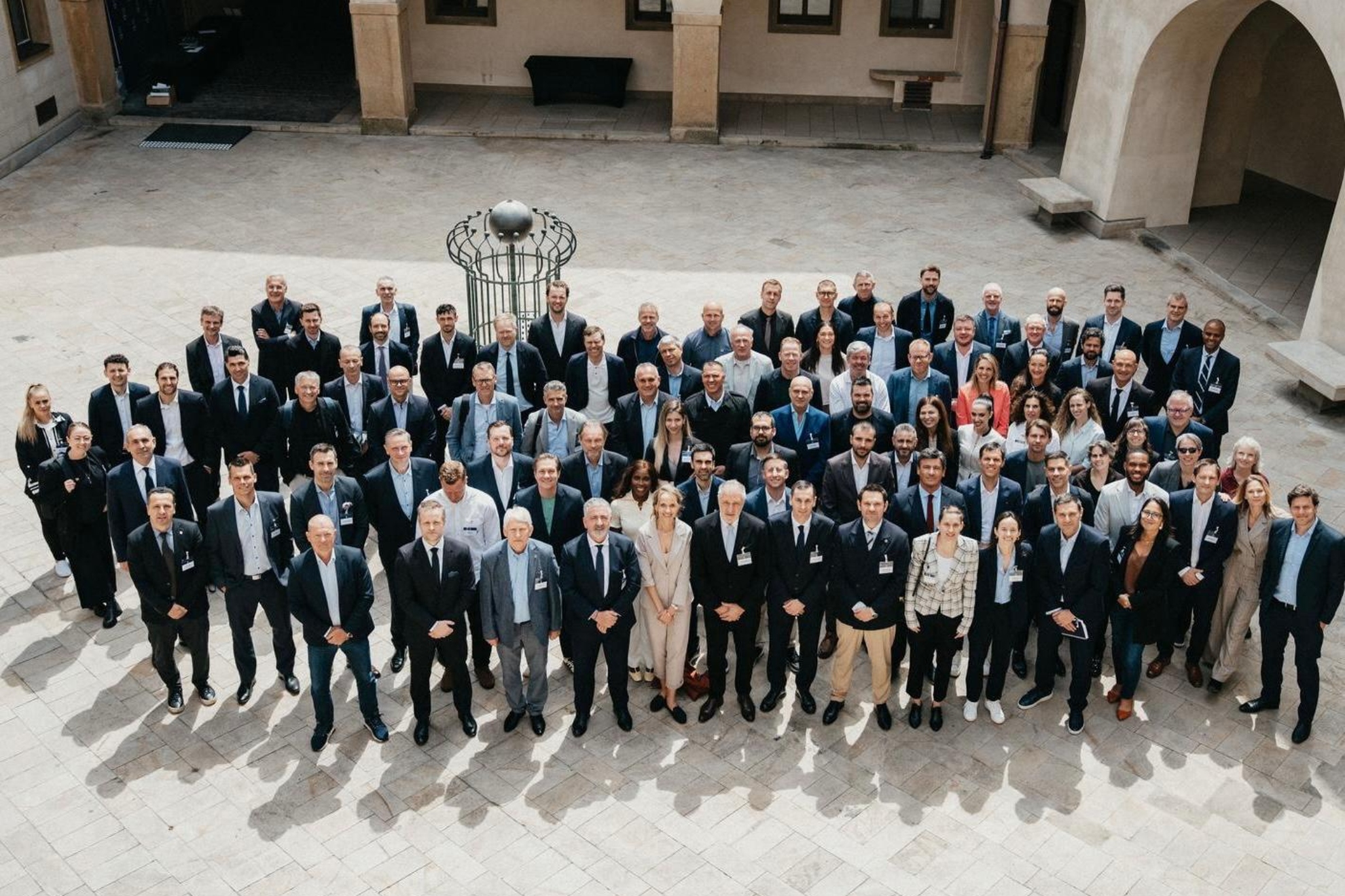 Imagen de los asistentes a la reunión de FIFPro.