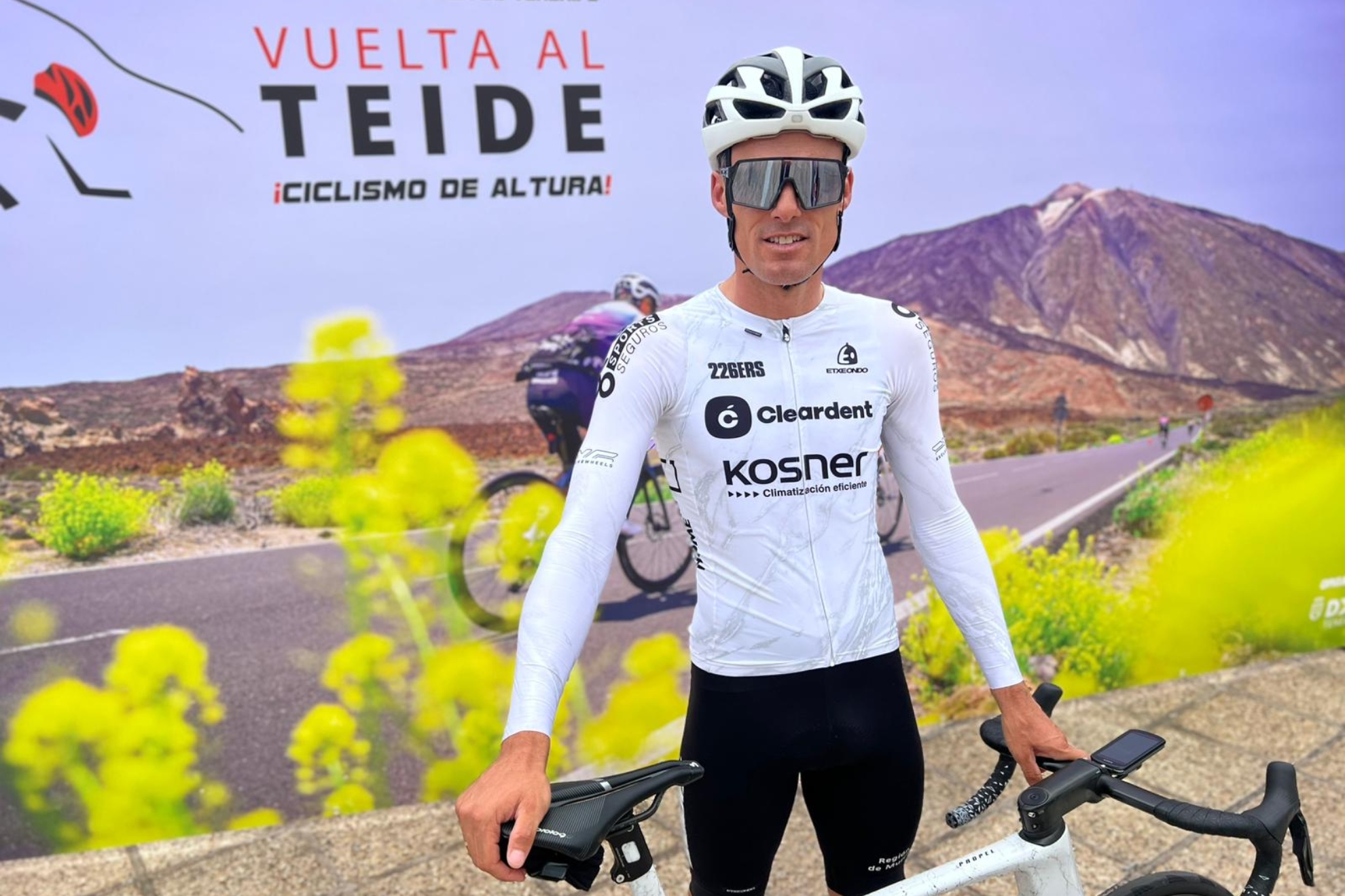 Luisle, posando en Tenerife antes de su nueva aventura.