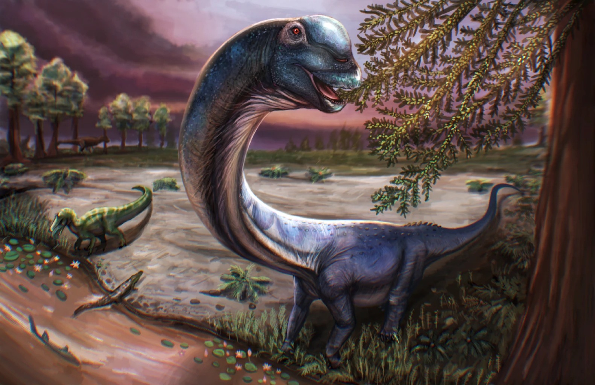 Ilustración del dinosaurio.
