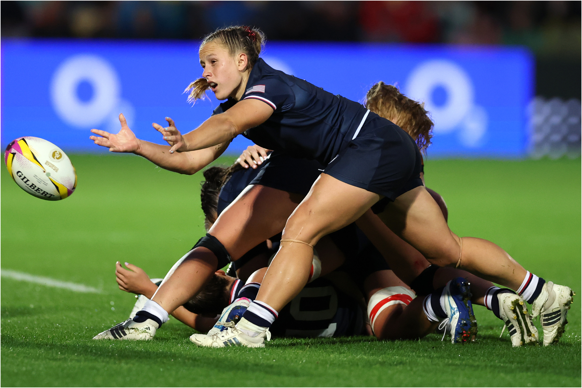 Cassidy Bargell, en un partido del último Mundial.