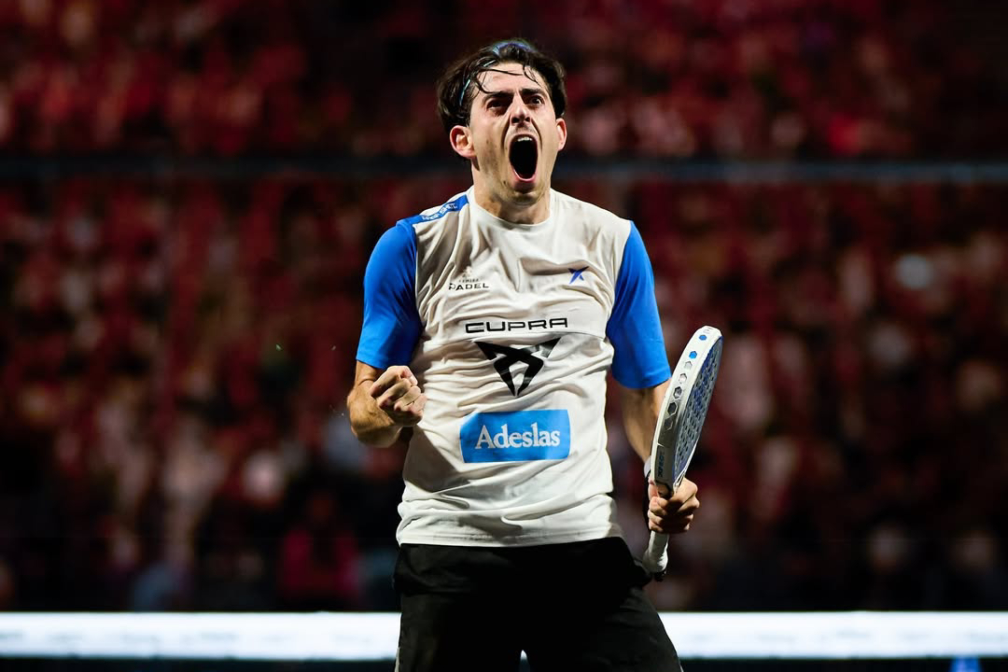 Jon Sanz durante un torneo esta temporada.