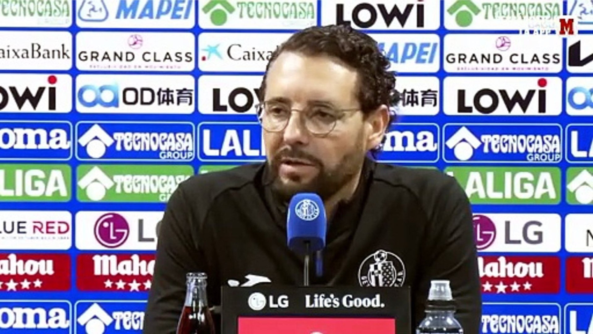 Bordalás en rueda de prensa