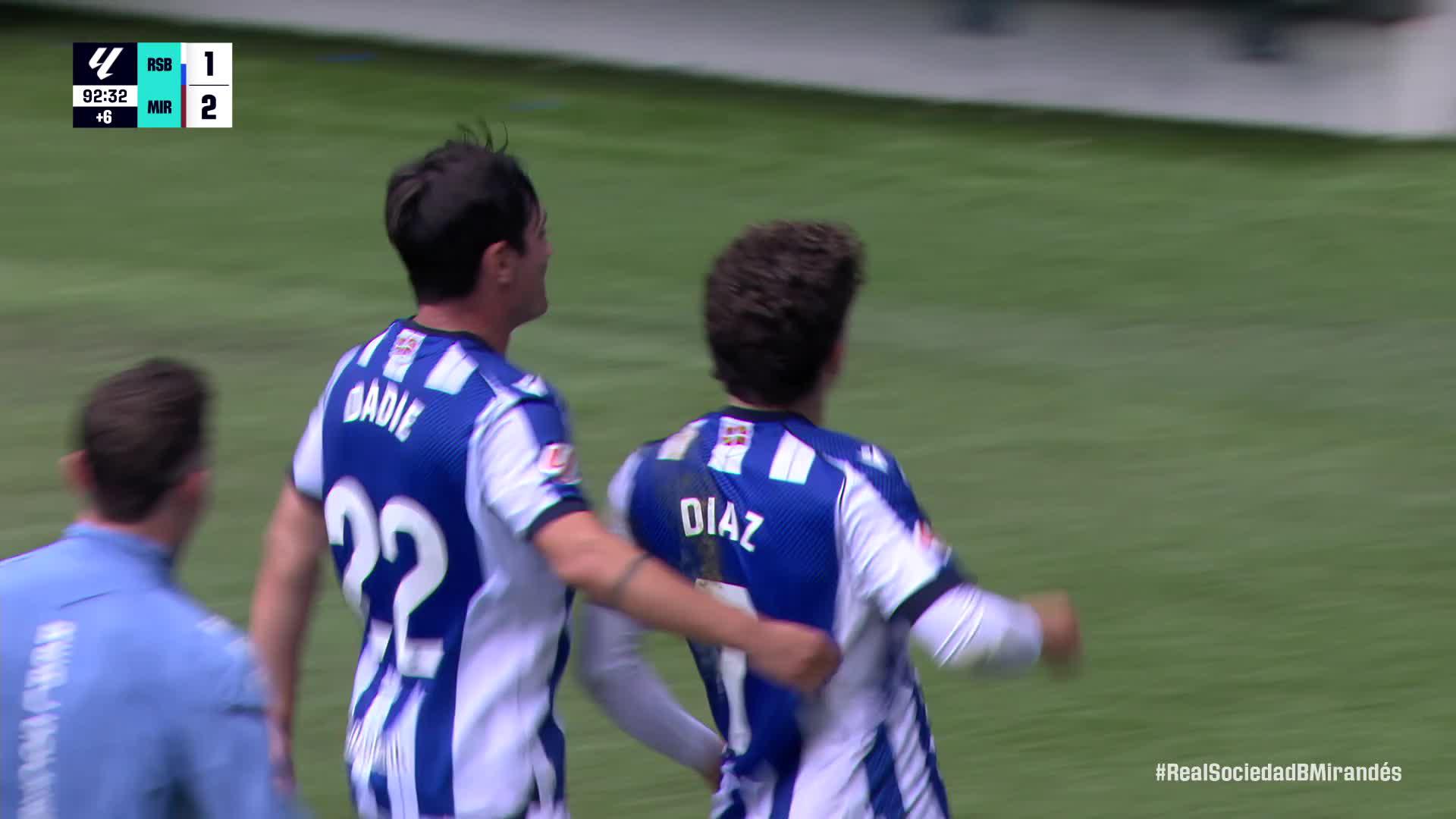 Real Sociedad B 2-2 Mirandés  Resumen LaLiga Hypermotion