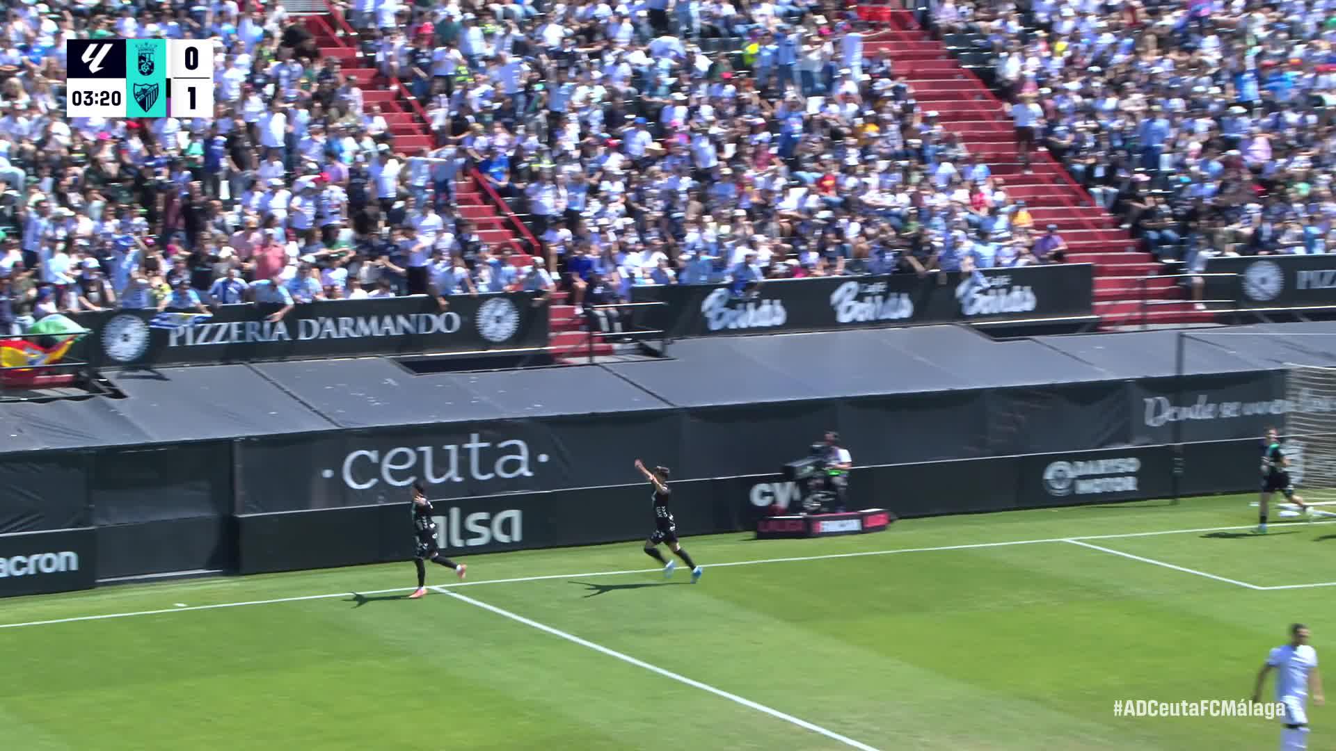 Ceuta 1-4 Málaga  Resumen LaLiga Hypermotion
