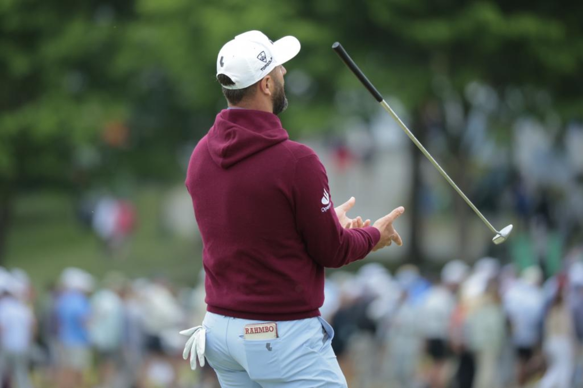 Jon Rahm (31) lamenta un putt en la segunda vuelta