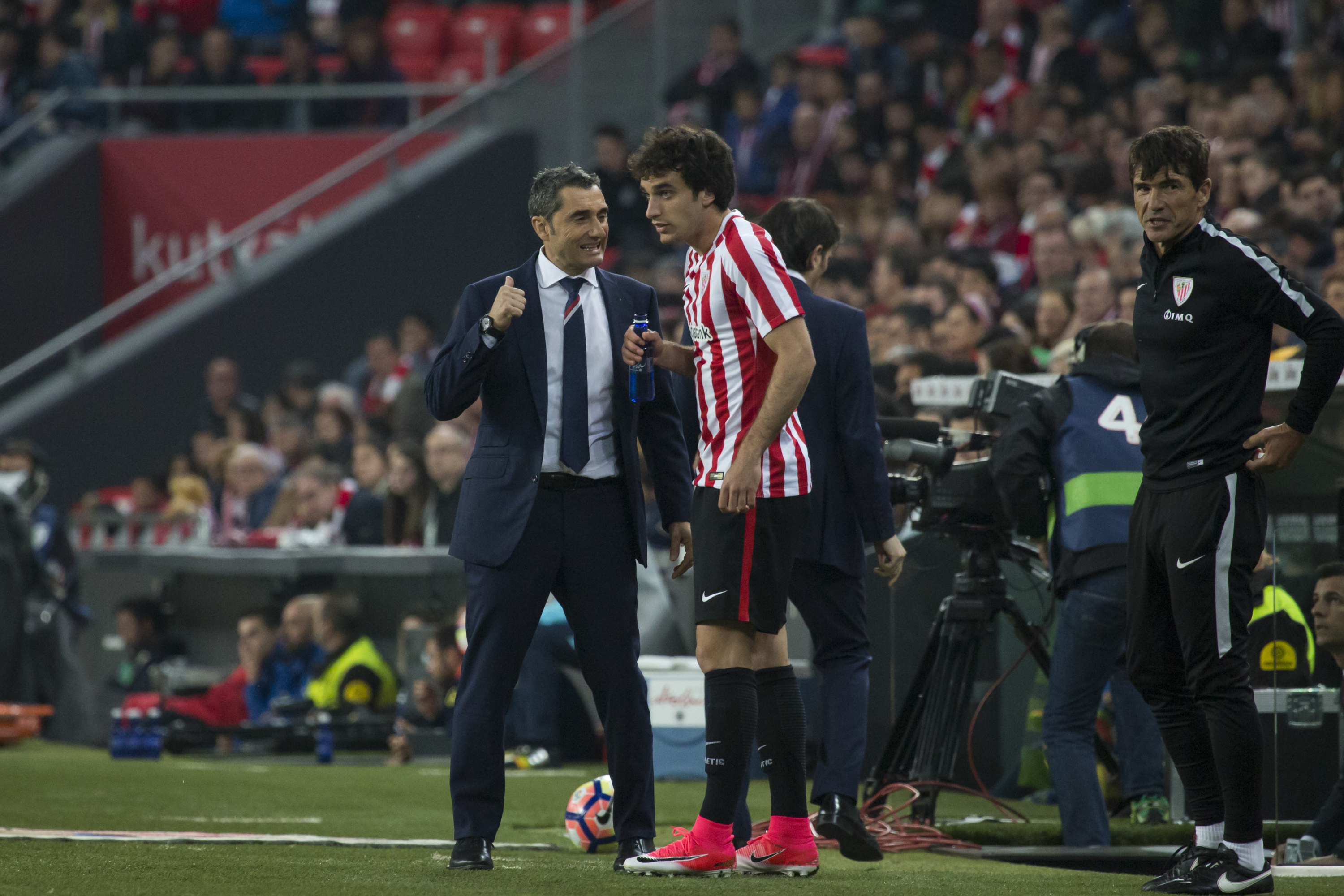 Ernesto Valverde e Iñigo Lekue