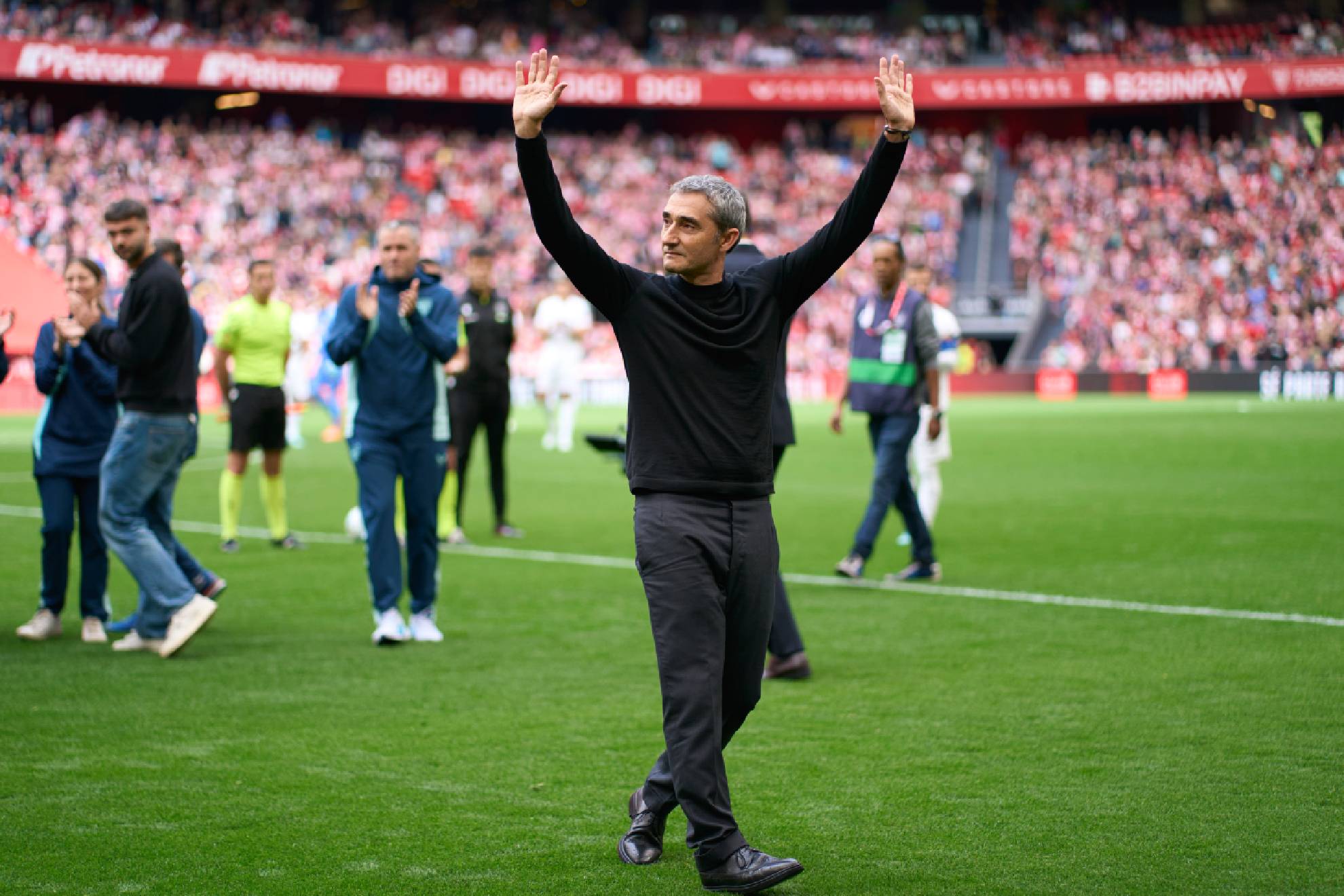 Valverde durante el partido contra el Valencia