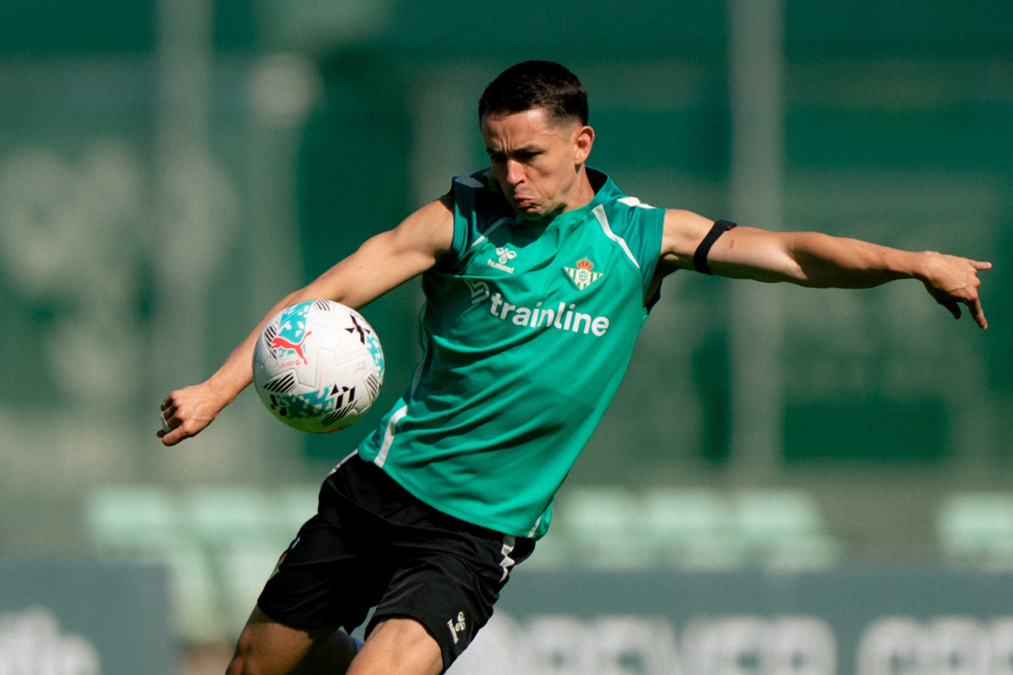 Fidalgo, en un entrenamiento