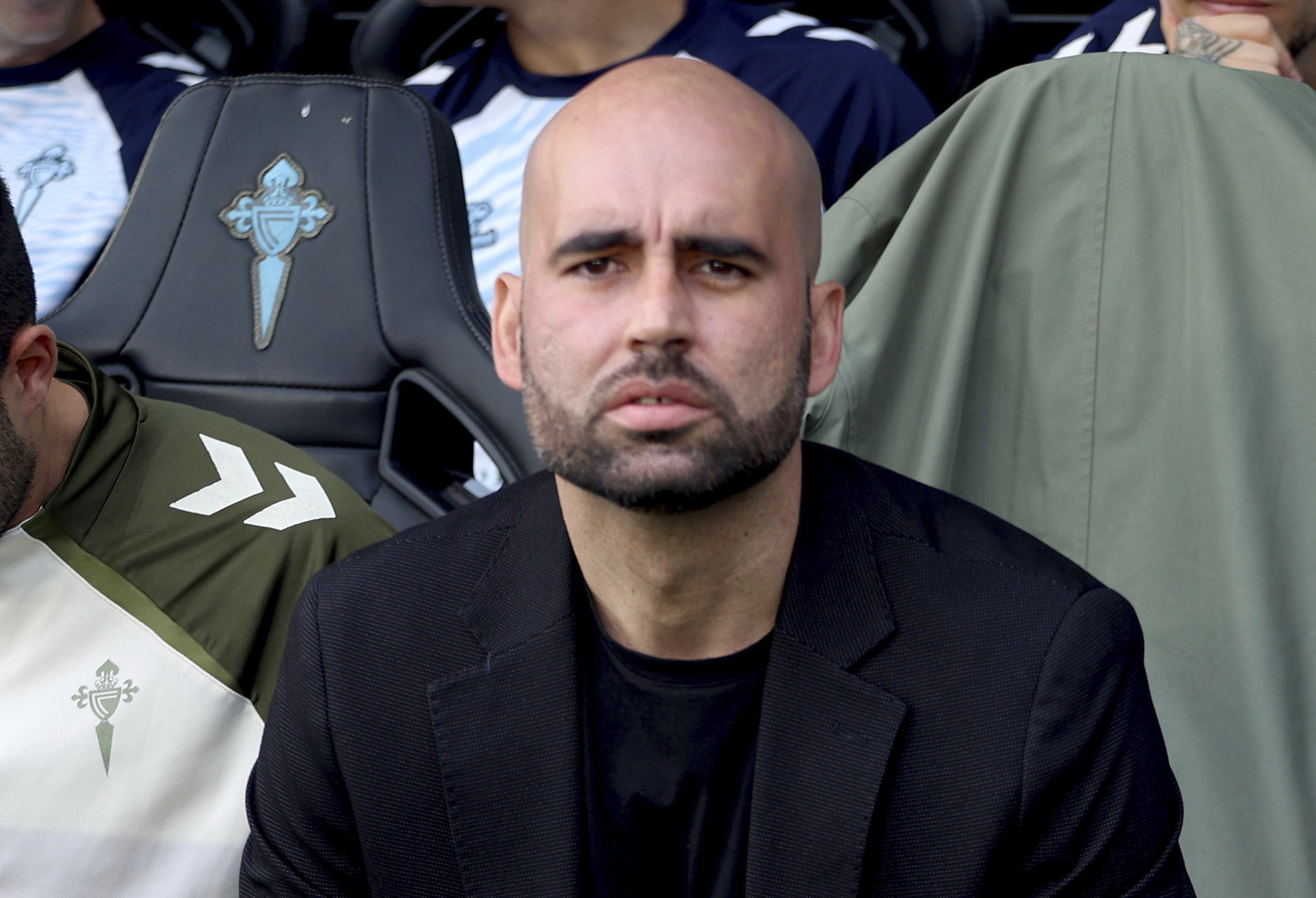 Claudio Giráldez en el encuentro ante el Levante