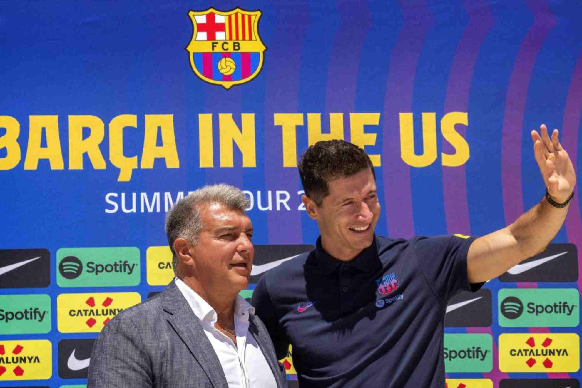 Laporta y Lewandowski