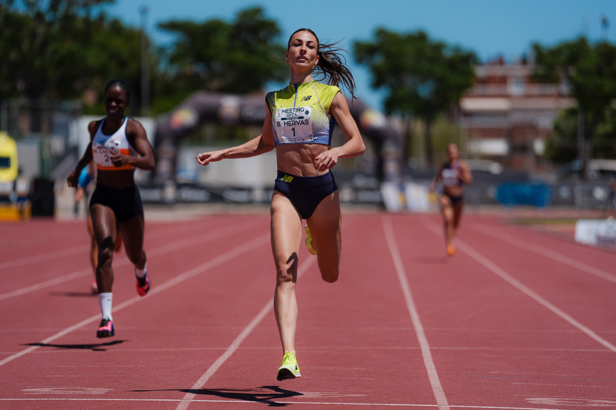 Blanca Hervás se impone en los 400 metros del Meeting Ibiza Toni Bonet.