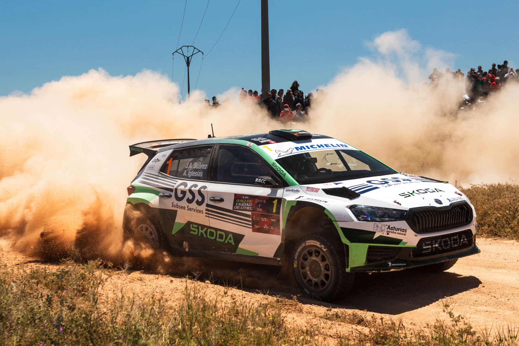 Suárez y su nuevo Skoda de Calm Competició.