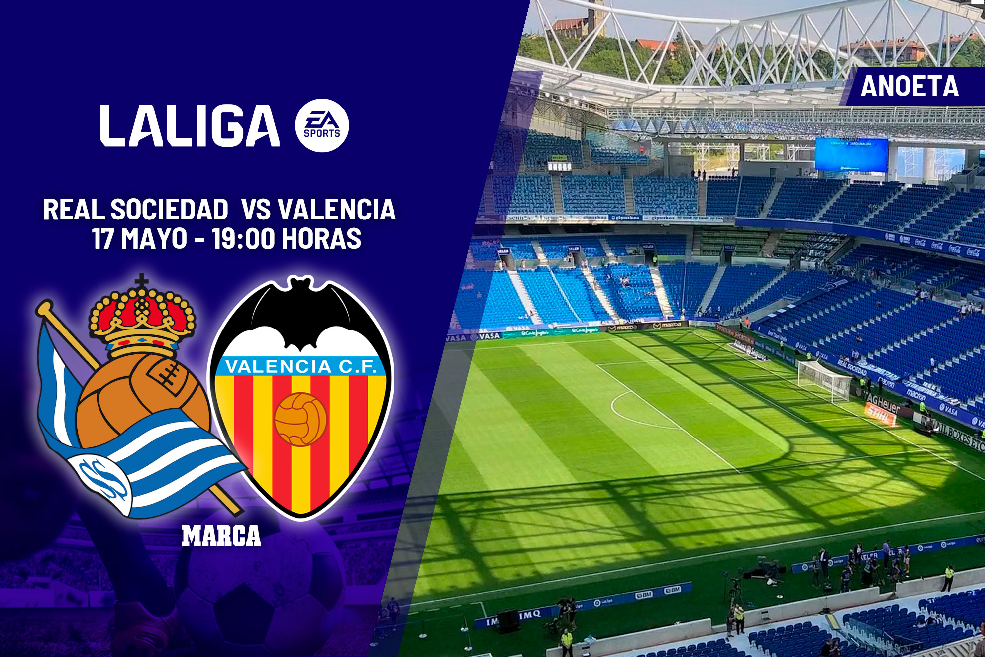 Previa del partido Real Sociedad - Valencia.