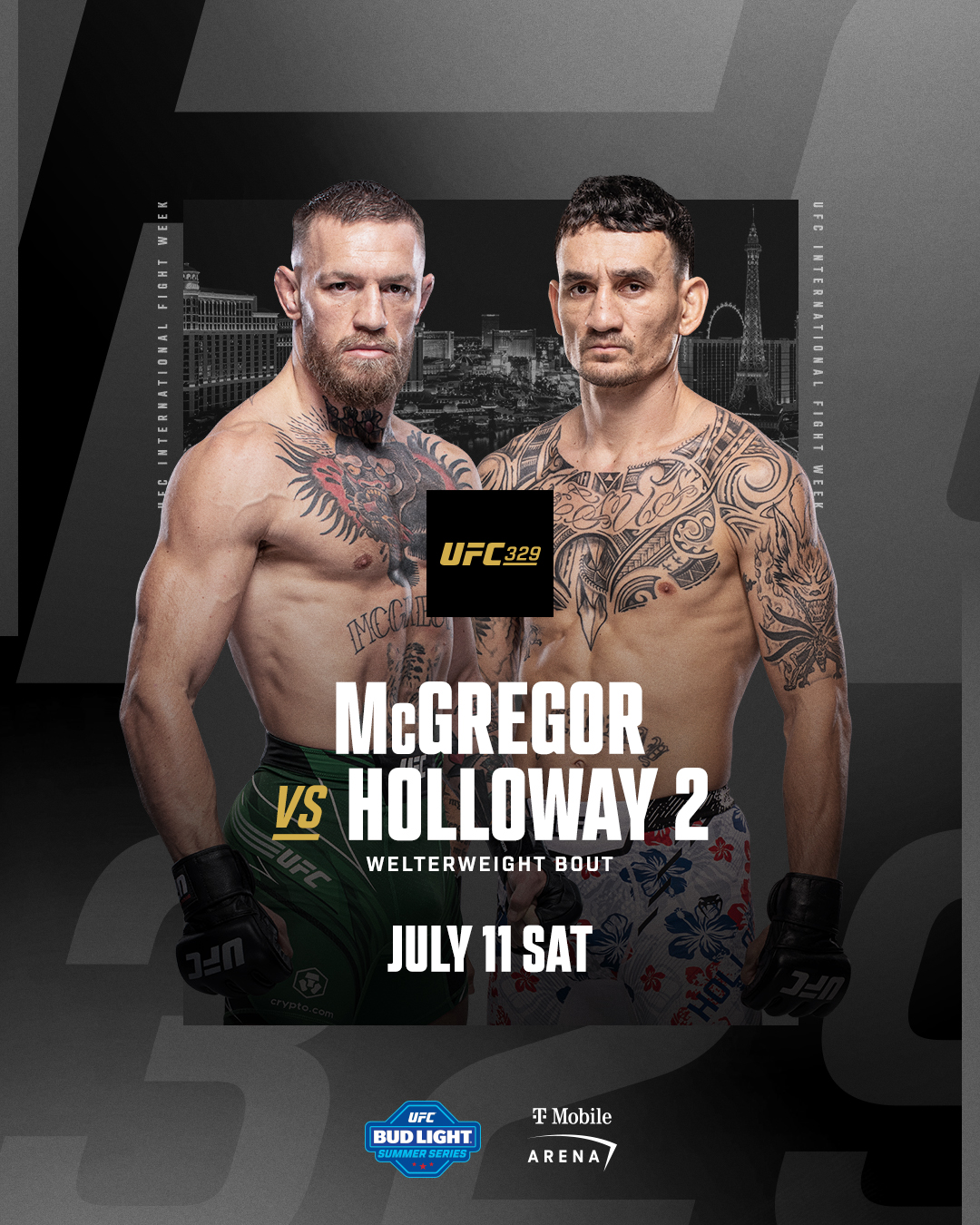 Official poster for McGregor vs Holloway 2.