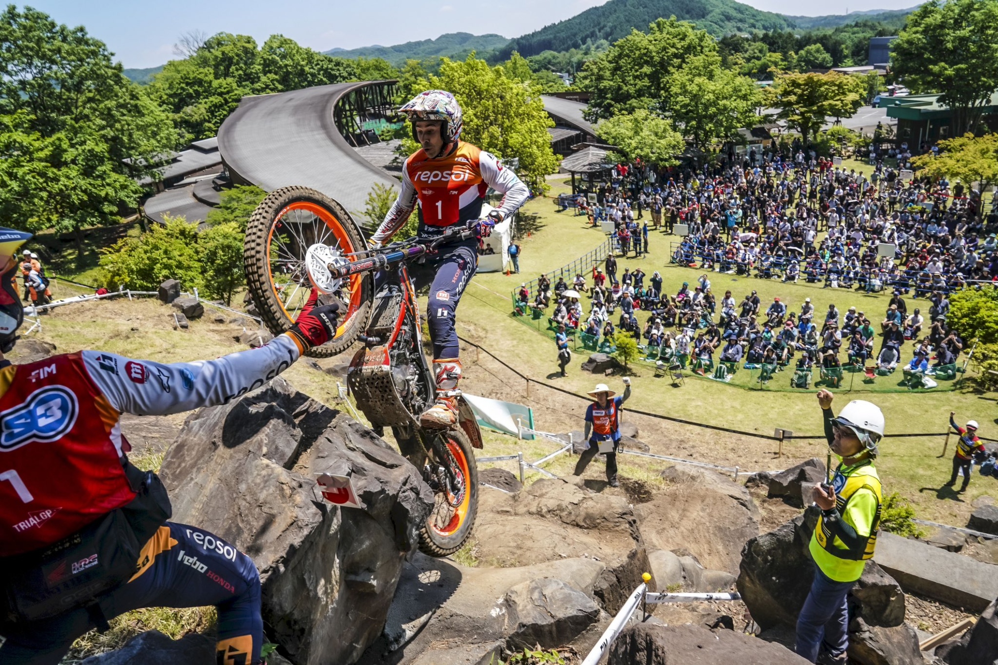 Toni Bou, en Japón.