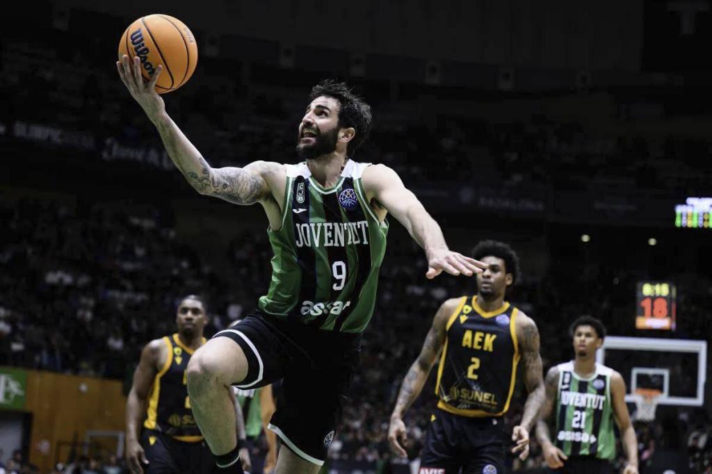 Ricky Rubio Joventut de Badalona-AEK Basketball Champions League
