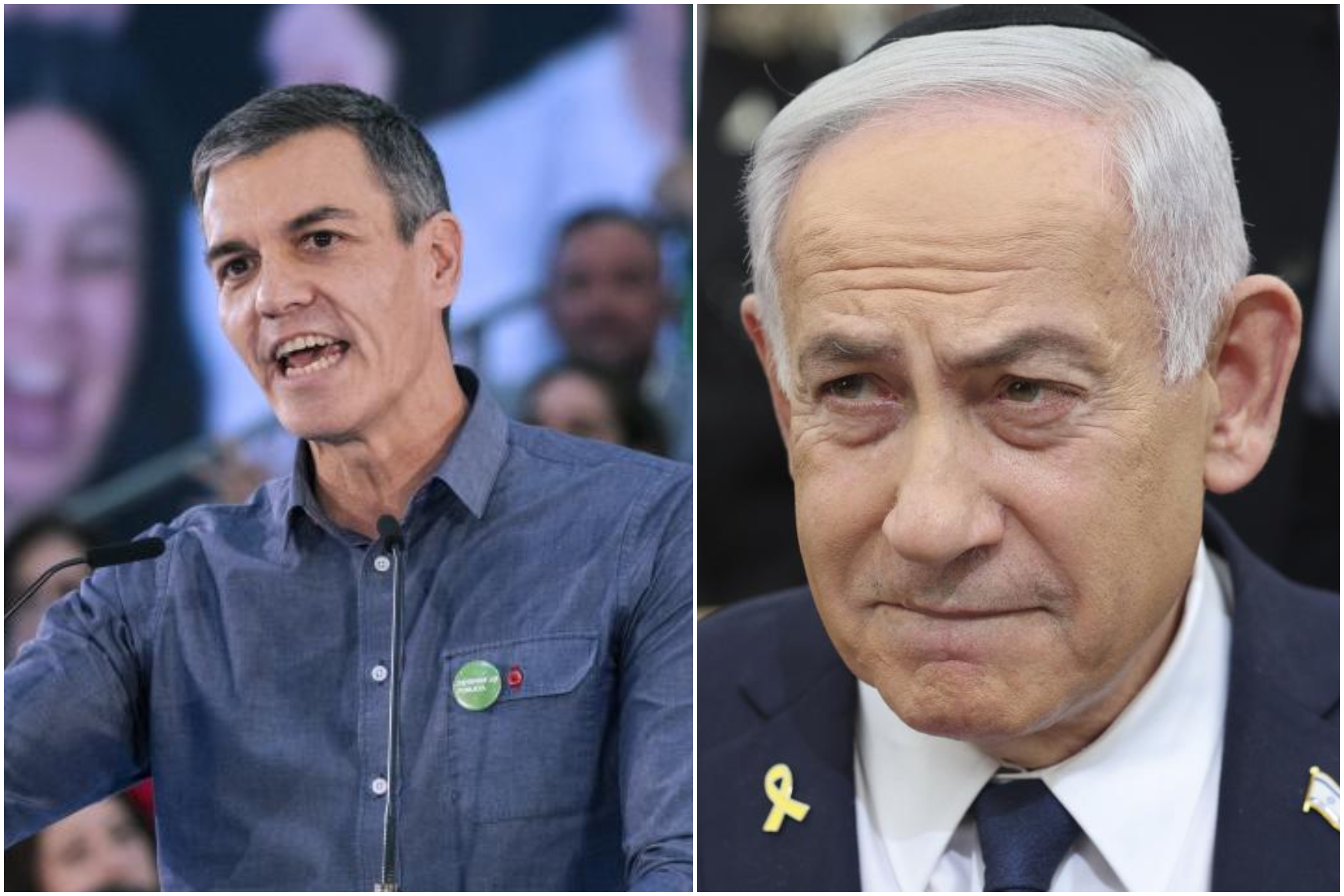 Pedro Sánchez / Netanyahu.