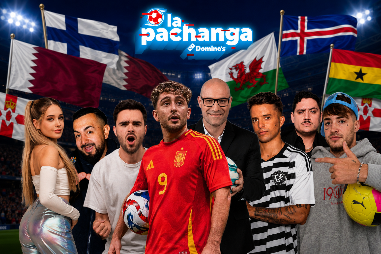 Los equipos de La Pachanga Domino's