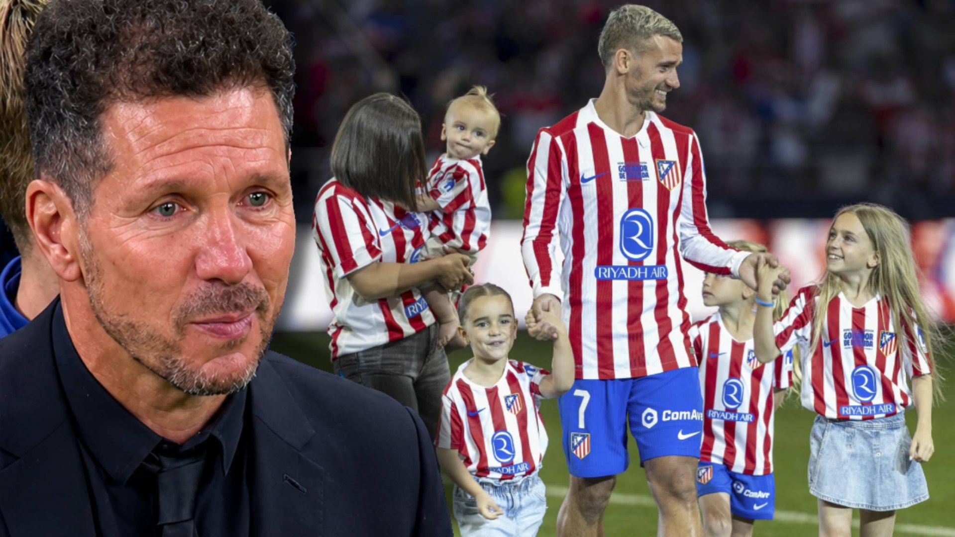 Antoine Griezmann dedicó estas palabras a Diego Pablo Simeone durante su discurso de despedida.